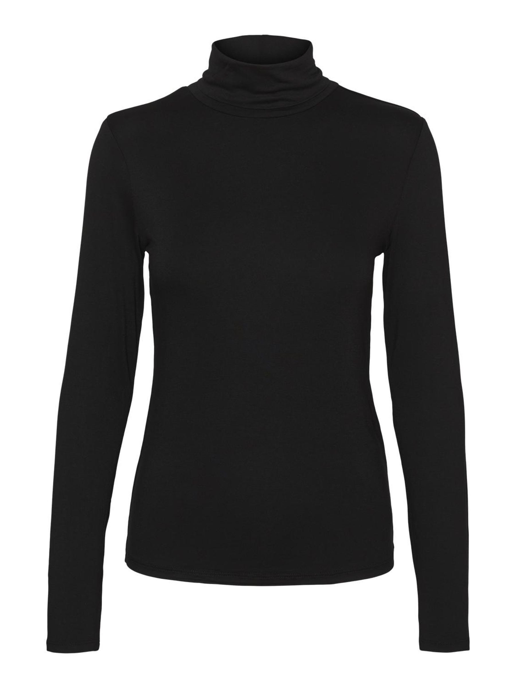 Vero Moda Langarmshirt VMALBERTE LS ROLLNECK TOP JRS NOOS Viskosemischung