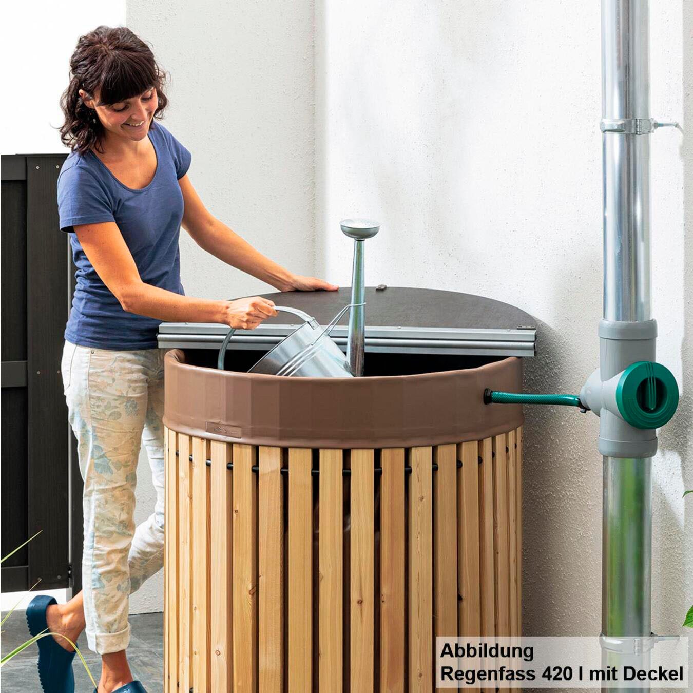 Beckmann Regentonnendeckel Größe 4, für Regenfass 600 l