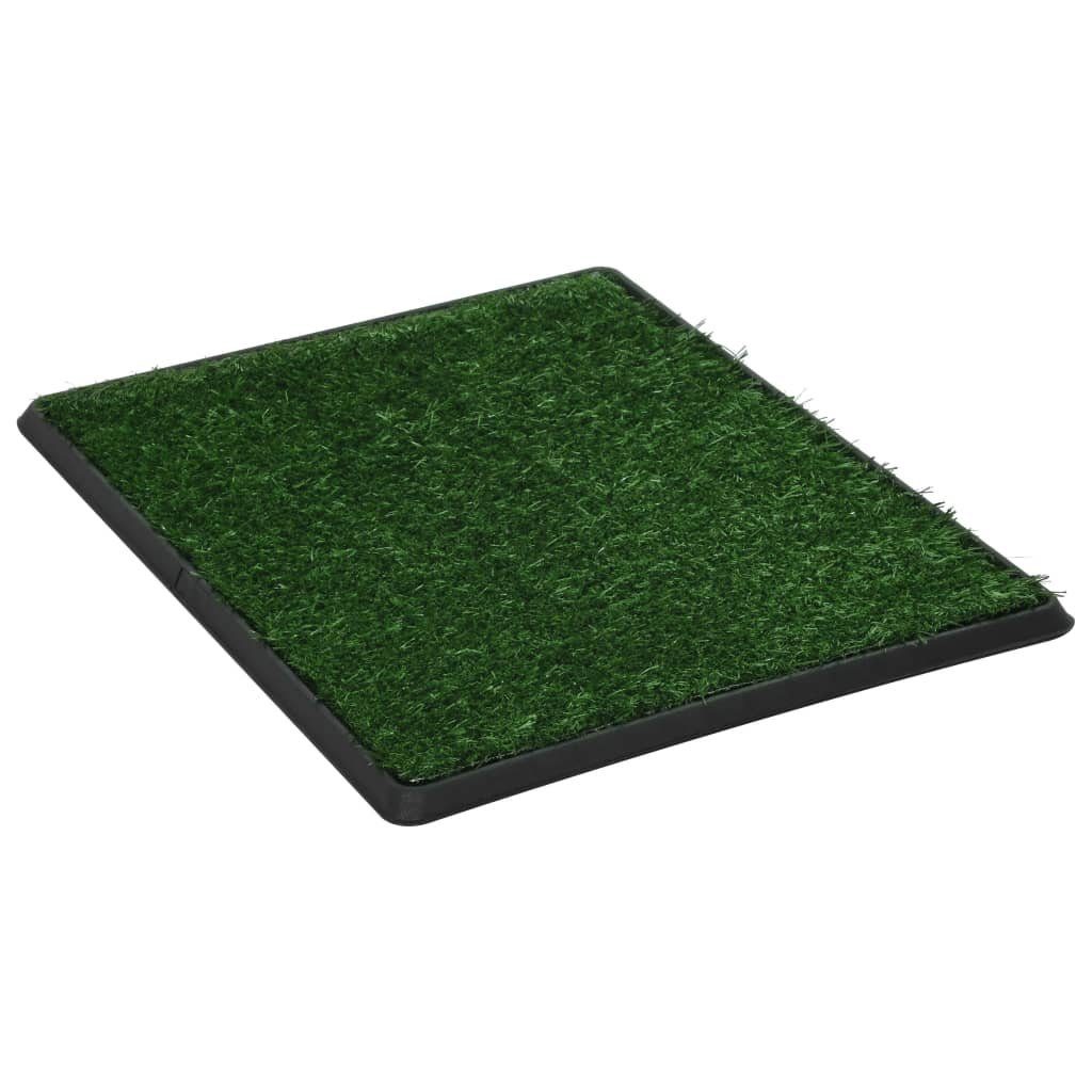 Hundetoilette Trainingsmatte Haustiere mit Tablett und Kunstgras