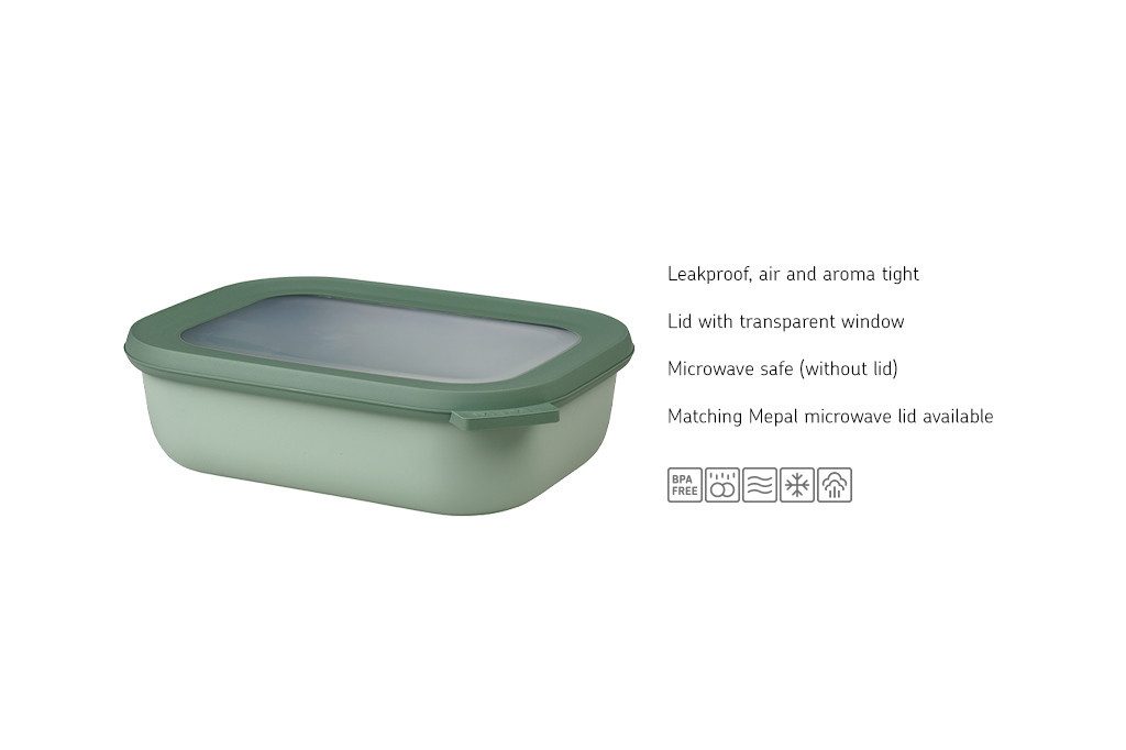 Mepal Aufbewahrungsbox Mepal Cirqula 1 l Mikrowellengeschir - Vivid mauve
