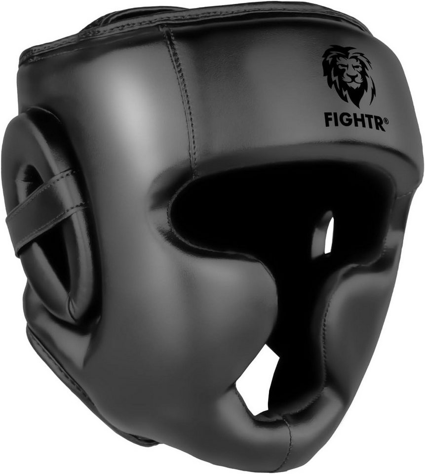 FIGHTR Kopfschutz aus Kunstleder mit verstellbarem Verschluss für Kampfsport & Training