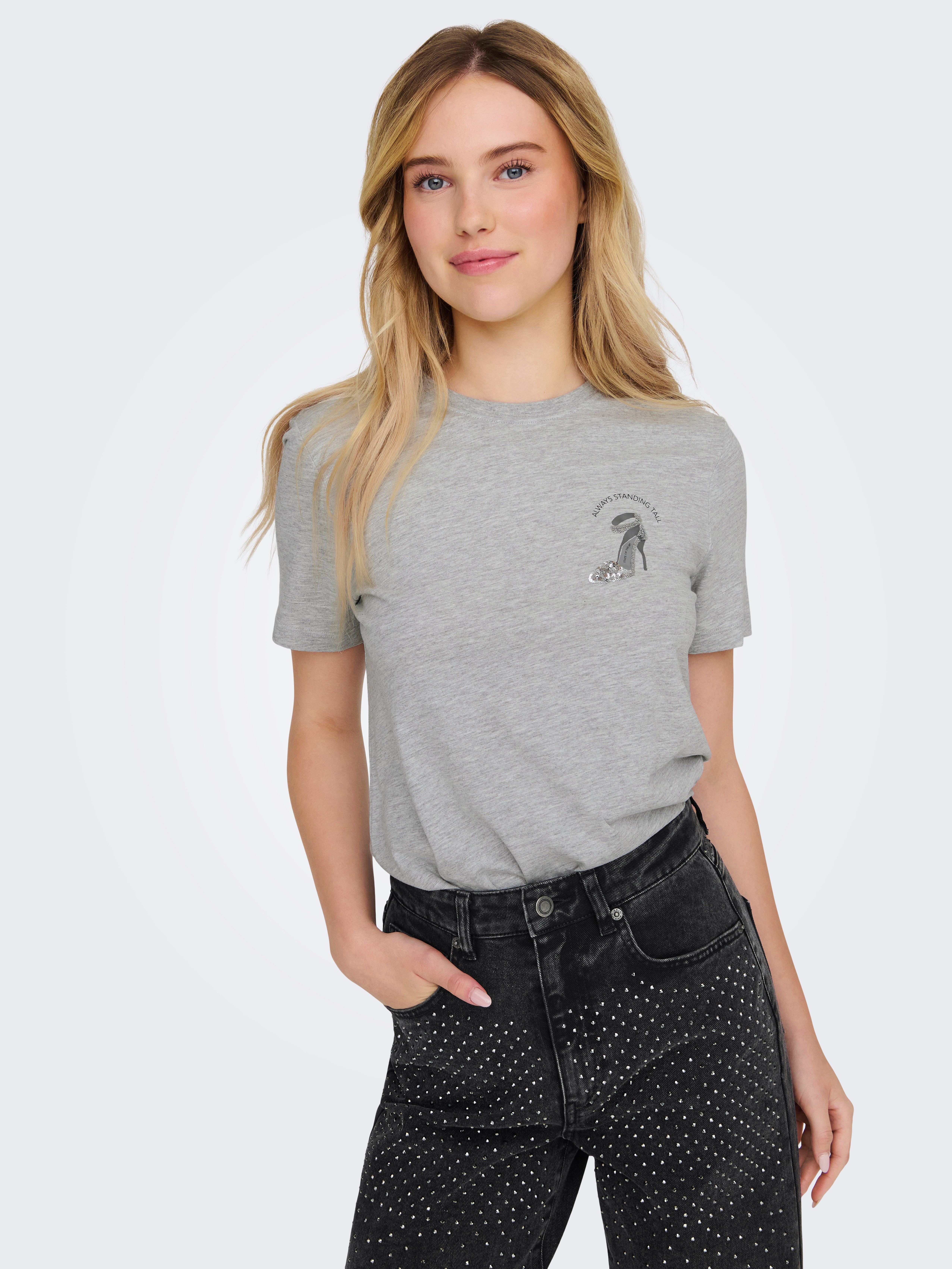 ONLY Kurzarmshirt ONLKITA LIFE REG S/S günstig online kaufen
