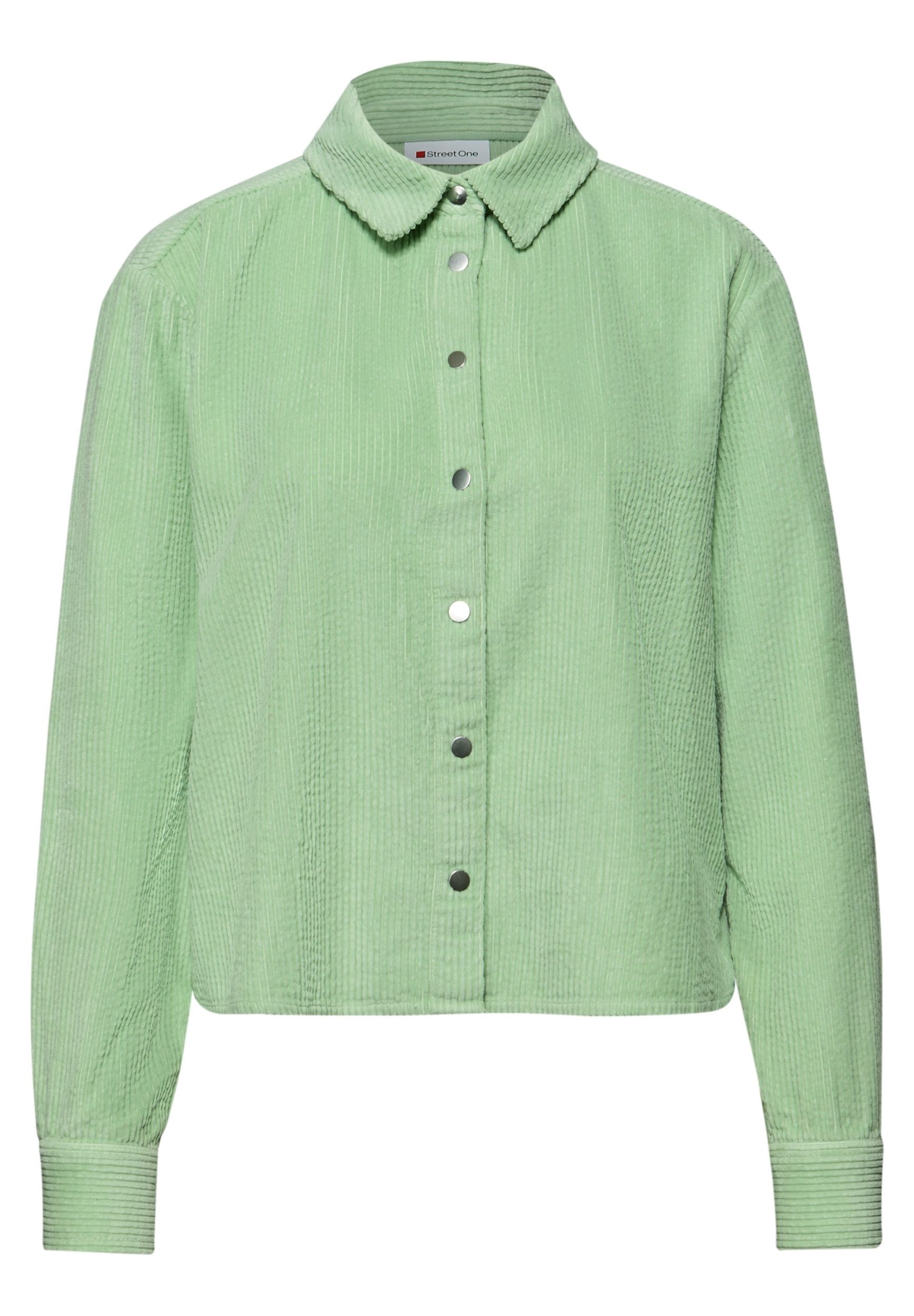 STREET ONE Langarmbluse QR Corduroy shirtcollar blouse günstig online kaufen