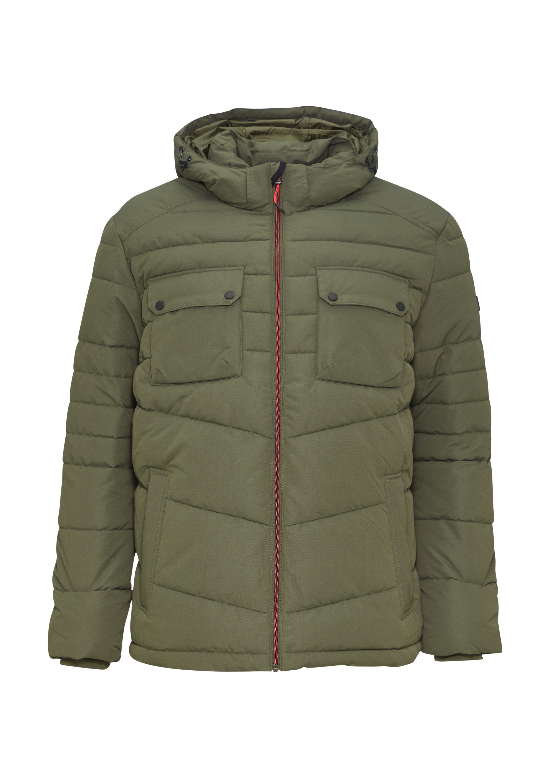 s.Oliver Winterjacke Outdoor-Jacke Gesteppte Jacke mit abnehmbarer Kapuze