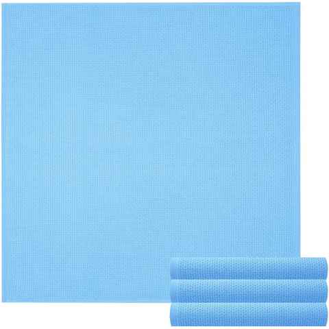 Lashuma Handtuch Set Pure Küchentücher, 100% Baumwolle, (Spar-Set, 4-tlg), Waffelpikee Geschirrhandtuch 50x50 cm Blau