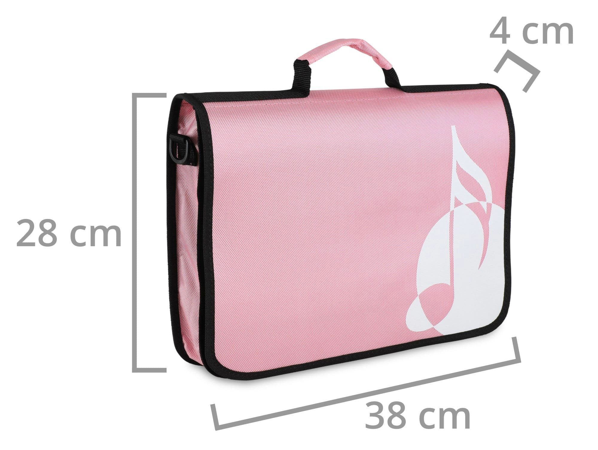 Classic Cantabile Schultertasche Notentasche - Tasche für Musikunterricht, Musikalische Früherziehung