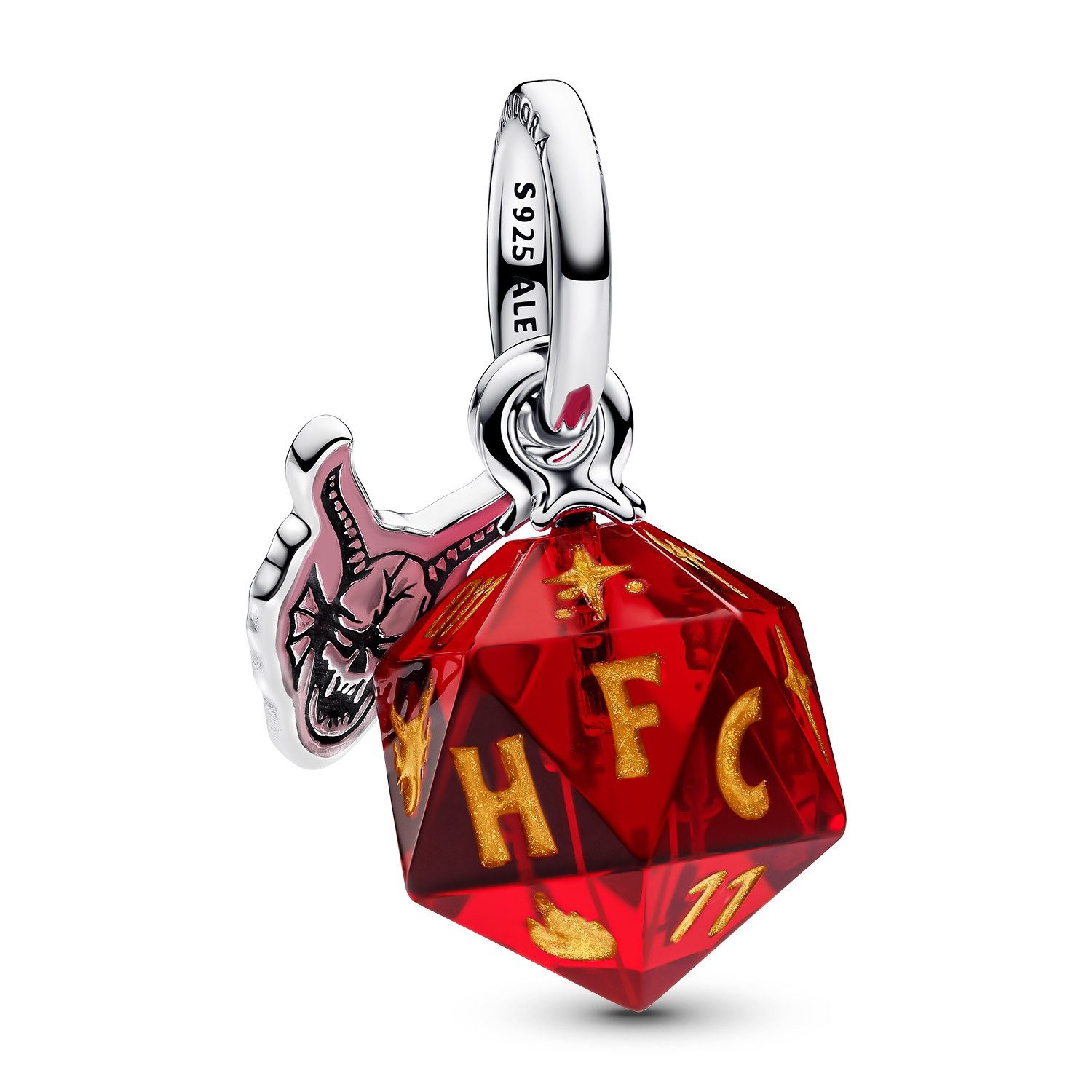 Pandora Kettenanhänger Charm-Stranger Things Höllenfeuer-Club Würfel günstig online kaufen
