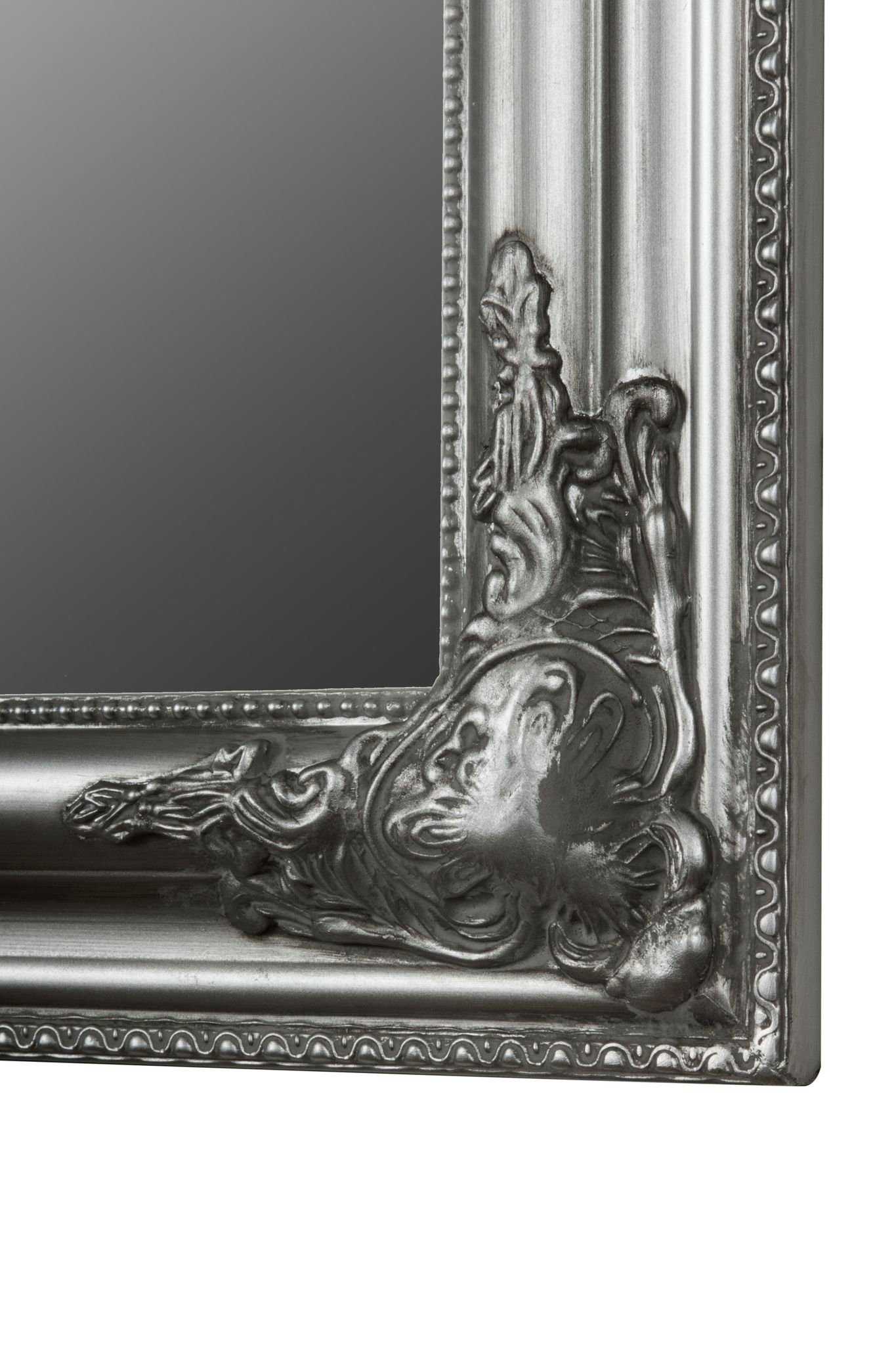 barock elbmöbel silber Holz, Wandspiegel cm Wandspiegel 132cm Spiegel Look silber Spiegel: Vintage 132x72x7
