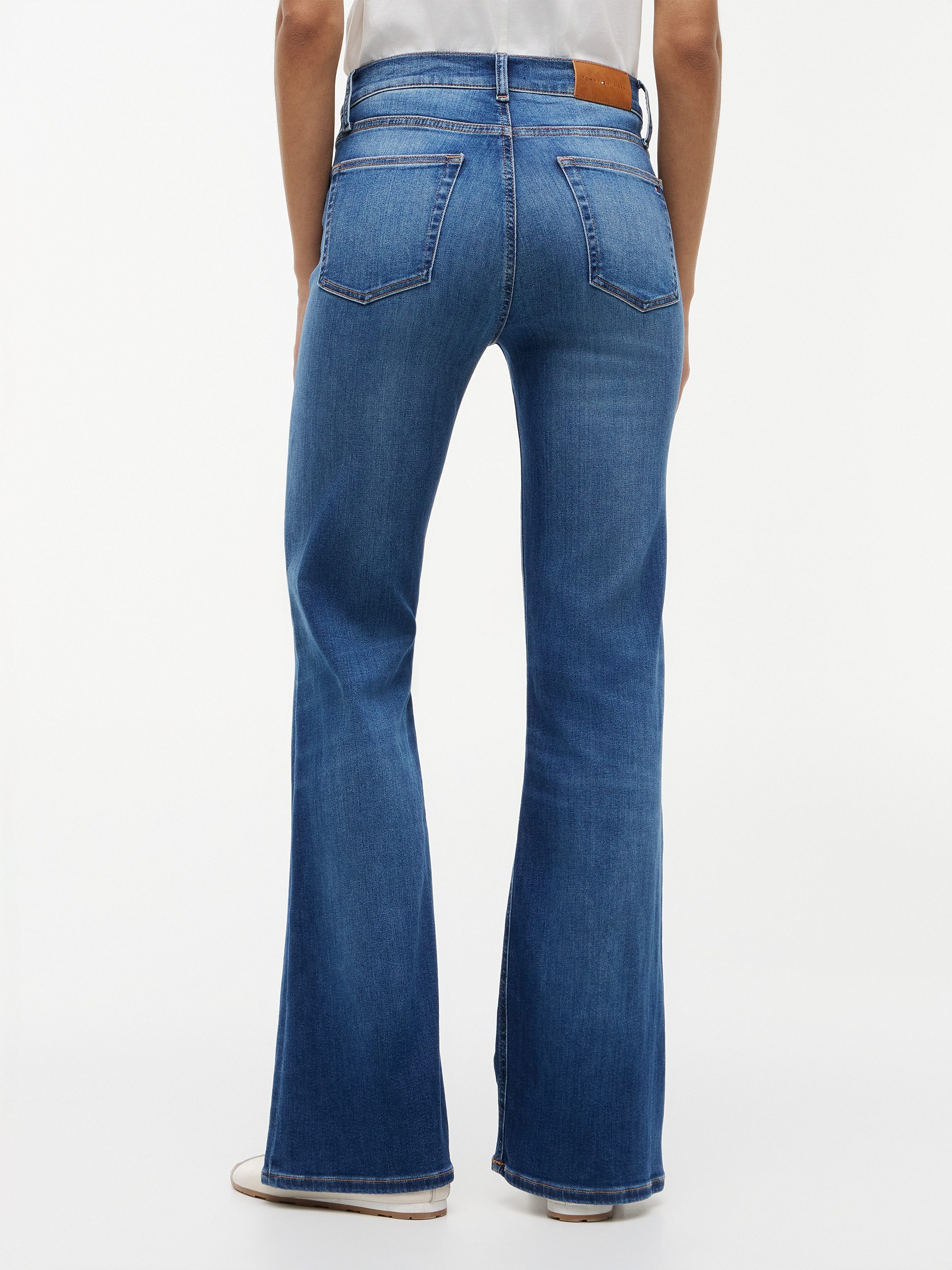 Tommy Hilfiger Bootcut-Jeans FLARE KATY RW Baumwollmischung, Stretch, in ausgestellter Form