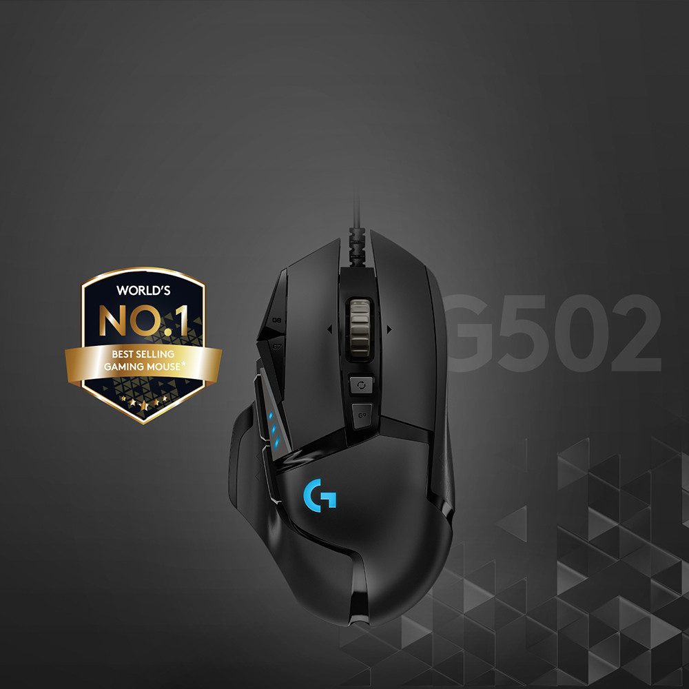 Logitech G502 HERO High Performance - EWR2 Gaming-Maus (kabelgebunden)