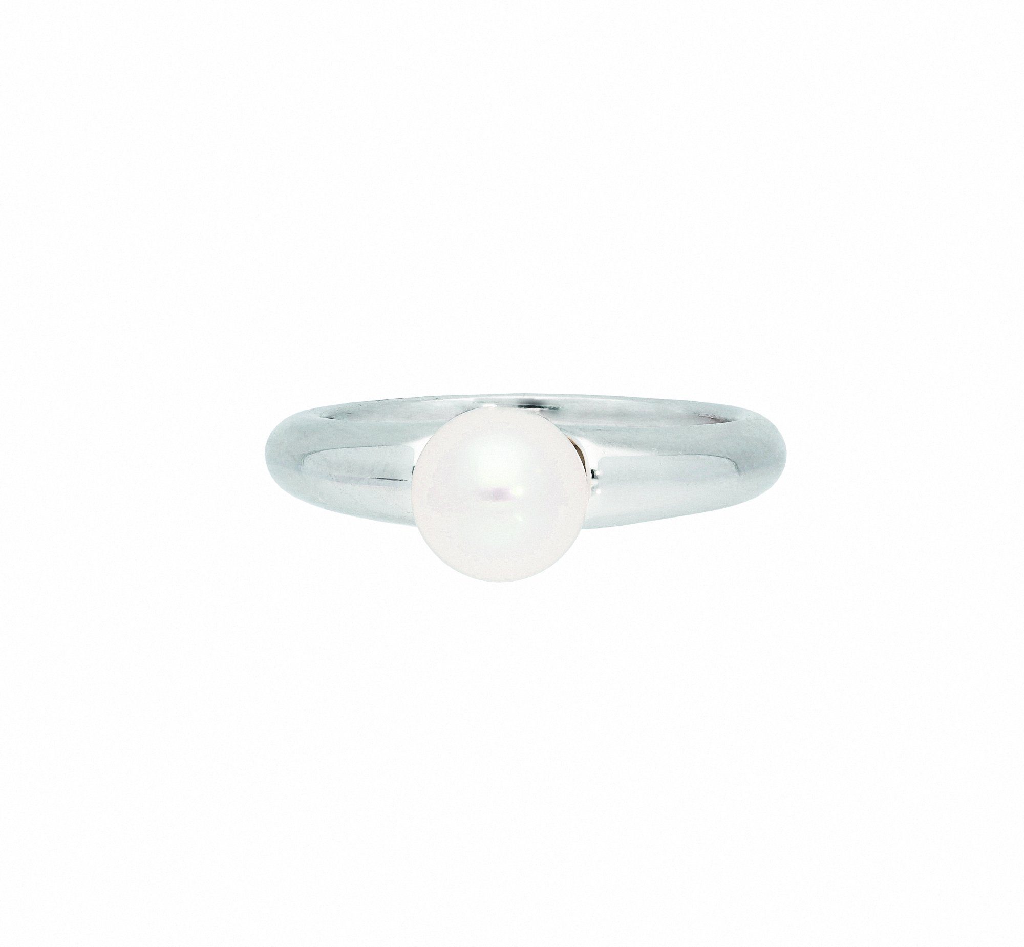 Adelia´s Silberring 925 Silber Ring mit Süßwasser Zuchtperle, mit Süßwasser Zuchtperle Silberschmuck für Damen