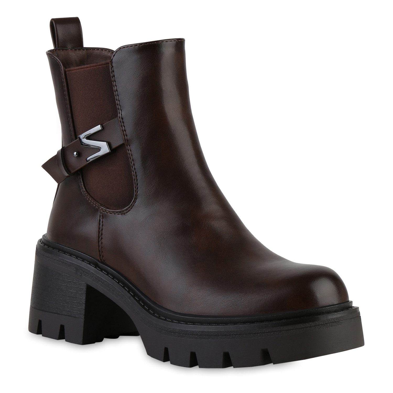 VAN HILL 841840 SL DES8057 Damen Stiefeletten Stiefelette Damen Klassische günstig online kaufen