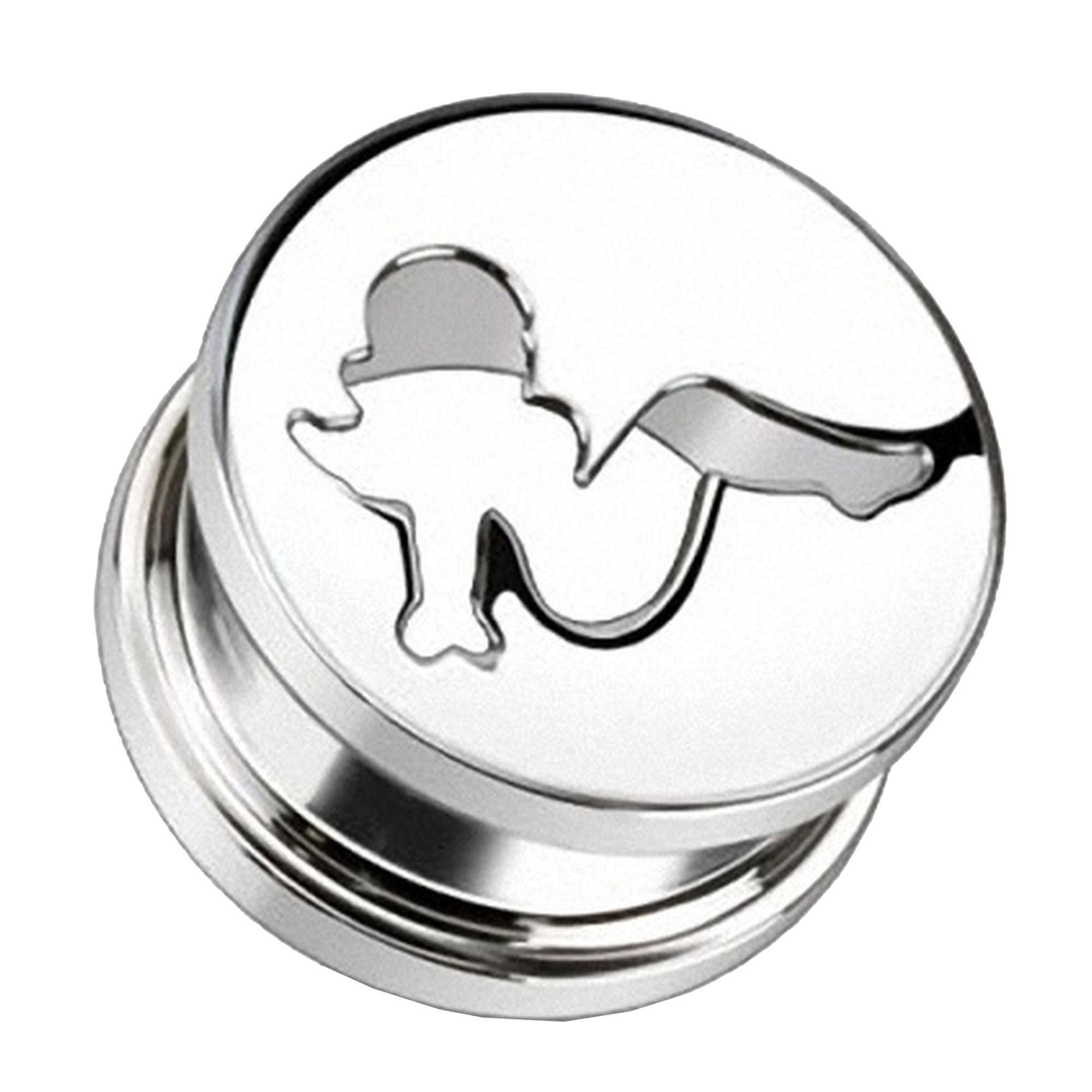Taffstyle Plug Tunnel Piercing Plug Ohrpiercing Sexy Woman Frau, Flesh