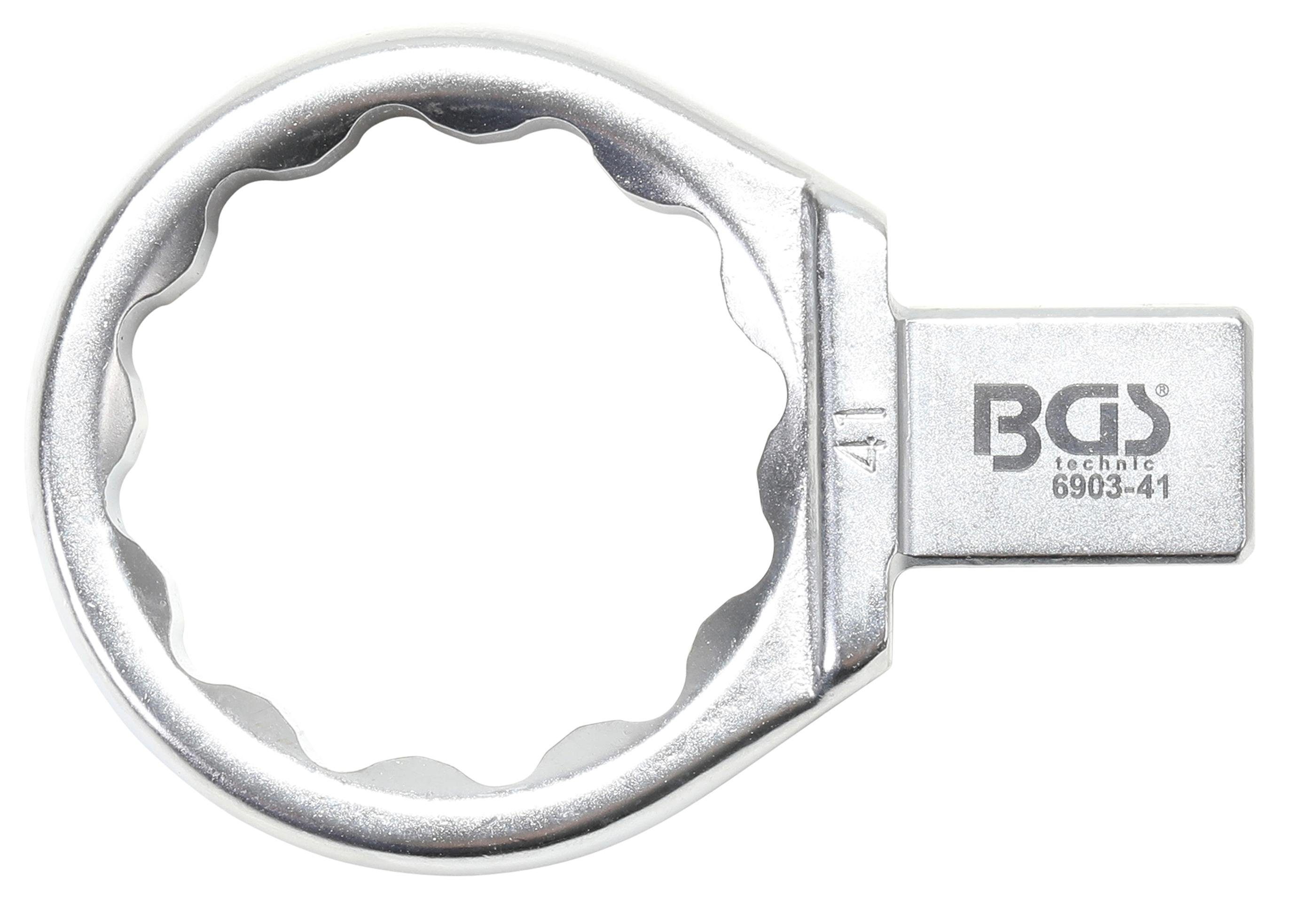BGS technic Ausstechform Einsteck-Ringschlüssel, 41 mm, Aufnahme 14 x 18 mm