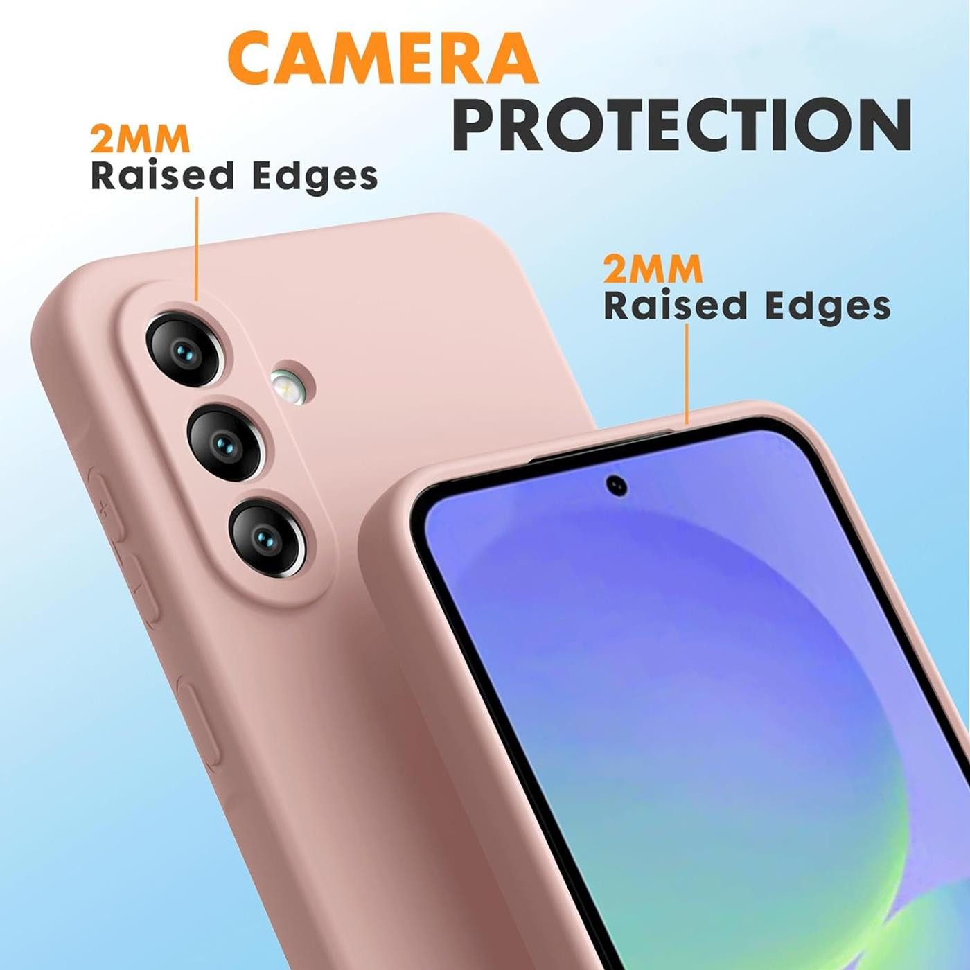 CoolGadget Handyhülle Silikon Colour Series Slim Case für Samsung Galaxy A56 5G 6,7 Zoll, Hülle weich Handy Cover für Samsung A56 5G Schutzhülle