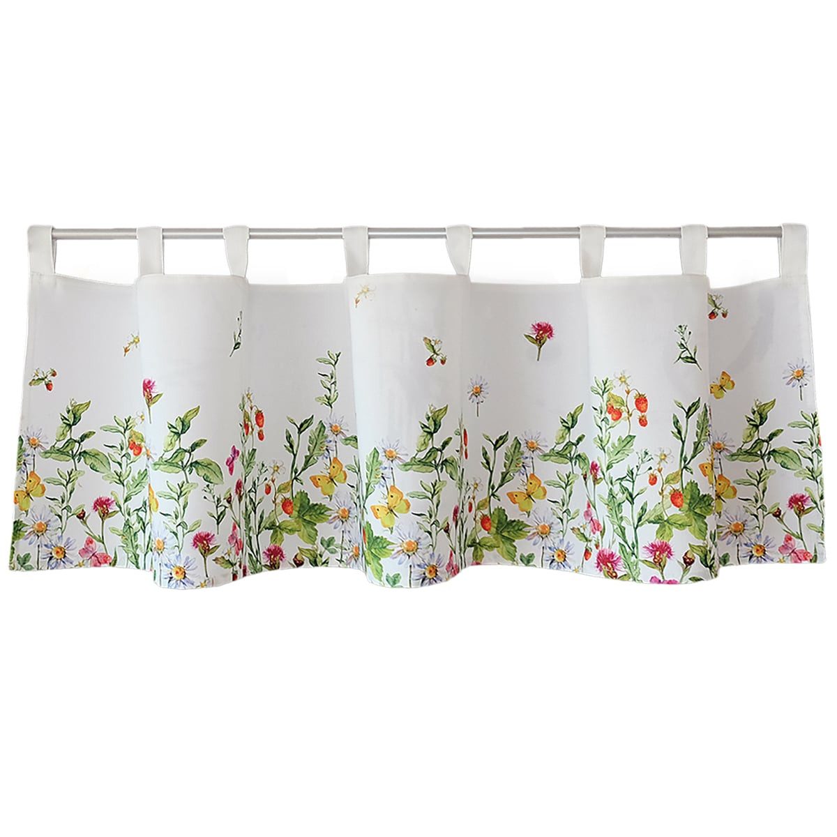 matches21 HOME & HOBBY Scheibengardine Scheiben-Gardine Landhaus-Stil Blume günstig online kaufen