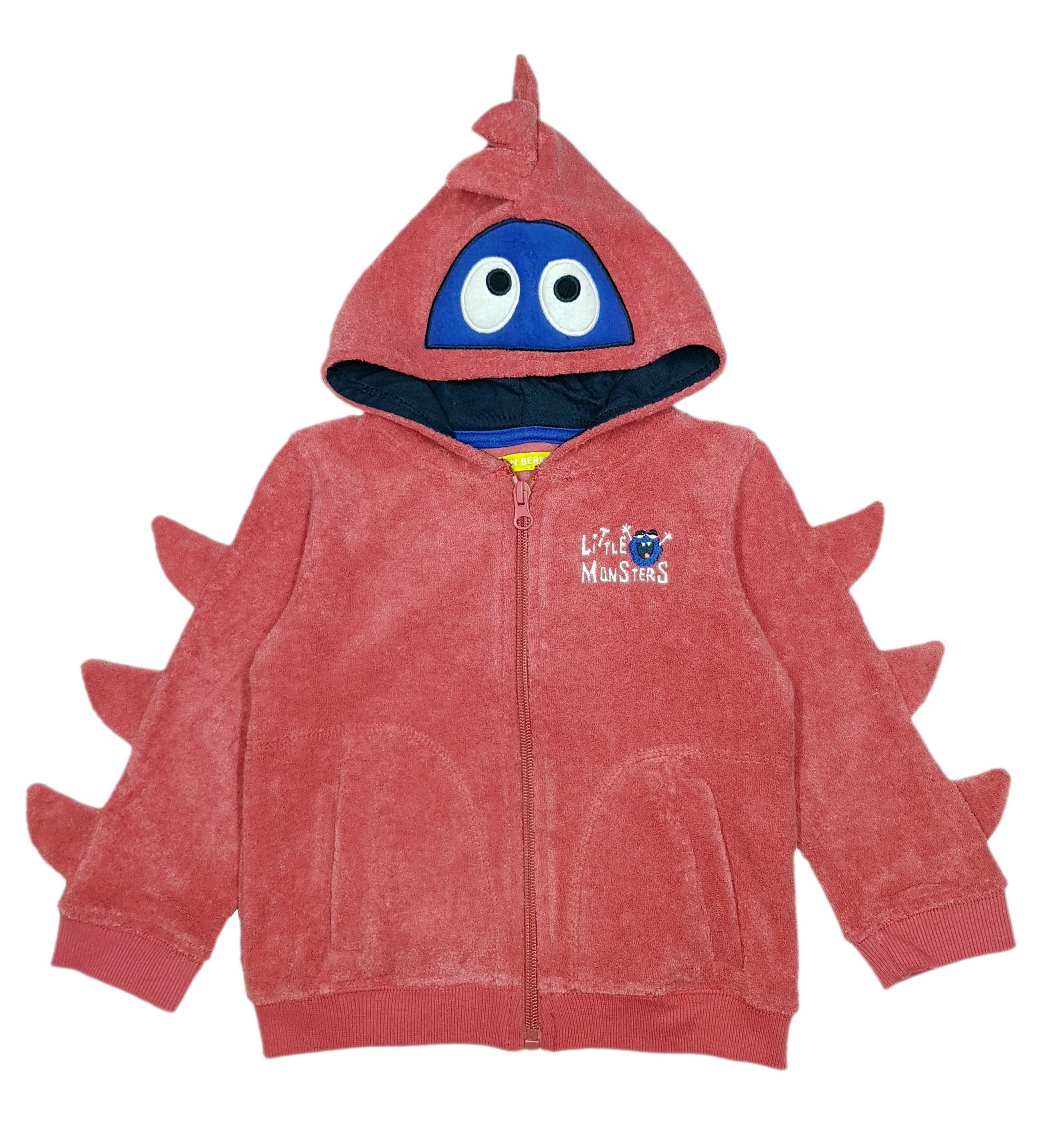 LEMON BERET Kapuzenpullover Lemon Beret Sweatjacke "Monster" in rot mit Kapuze | Hoodies