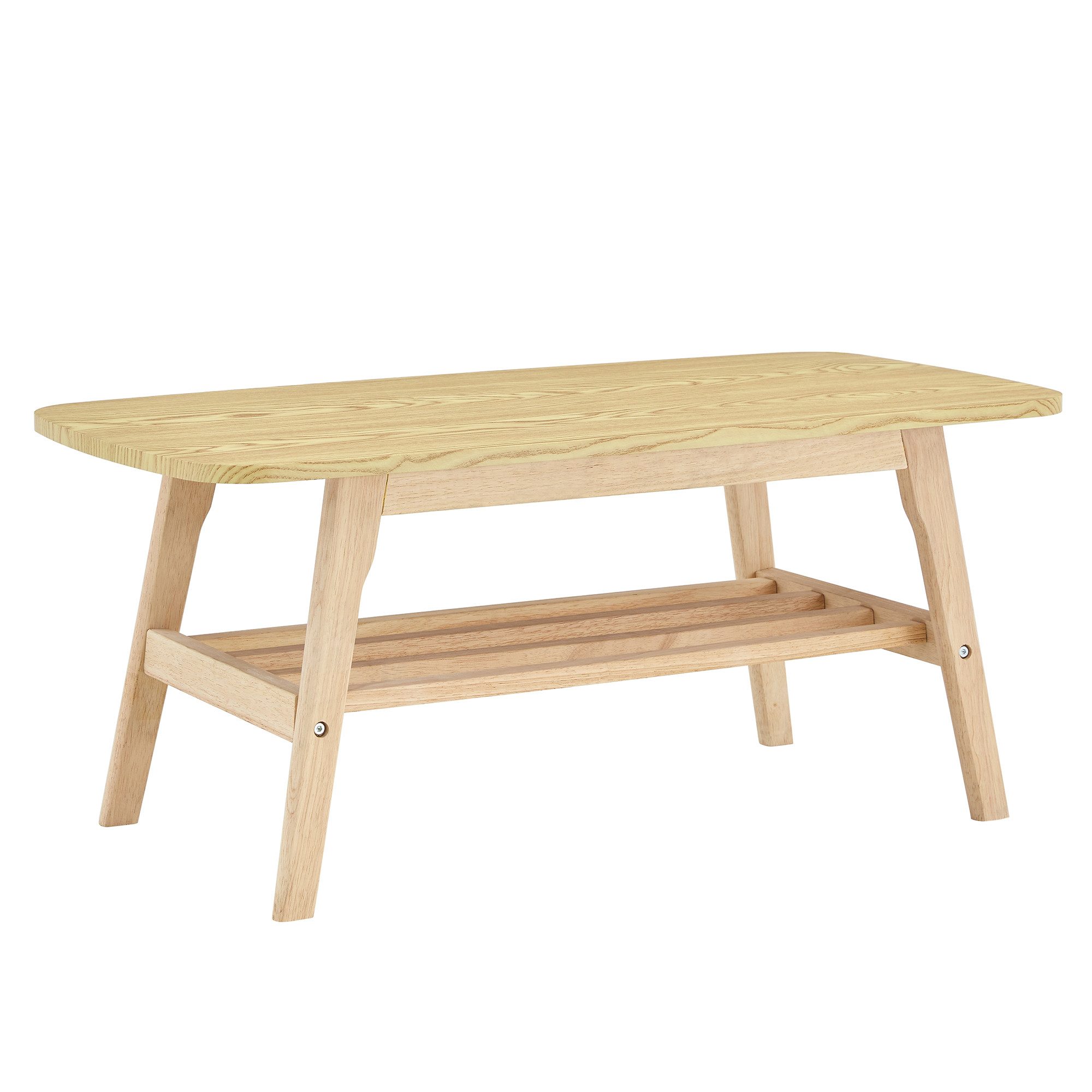 JUFU Beistelltisch Couchtisch Holzoptik Ablage Wohnzimmertisch (1-St)