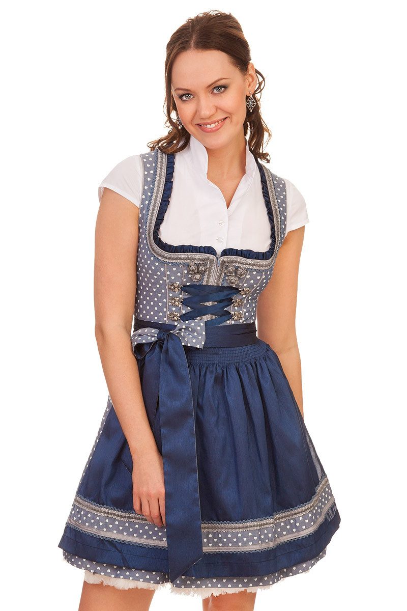 Krüger Madl Dirndl Mini Dirndl 2tlg. - LUCY - hellblau