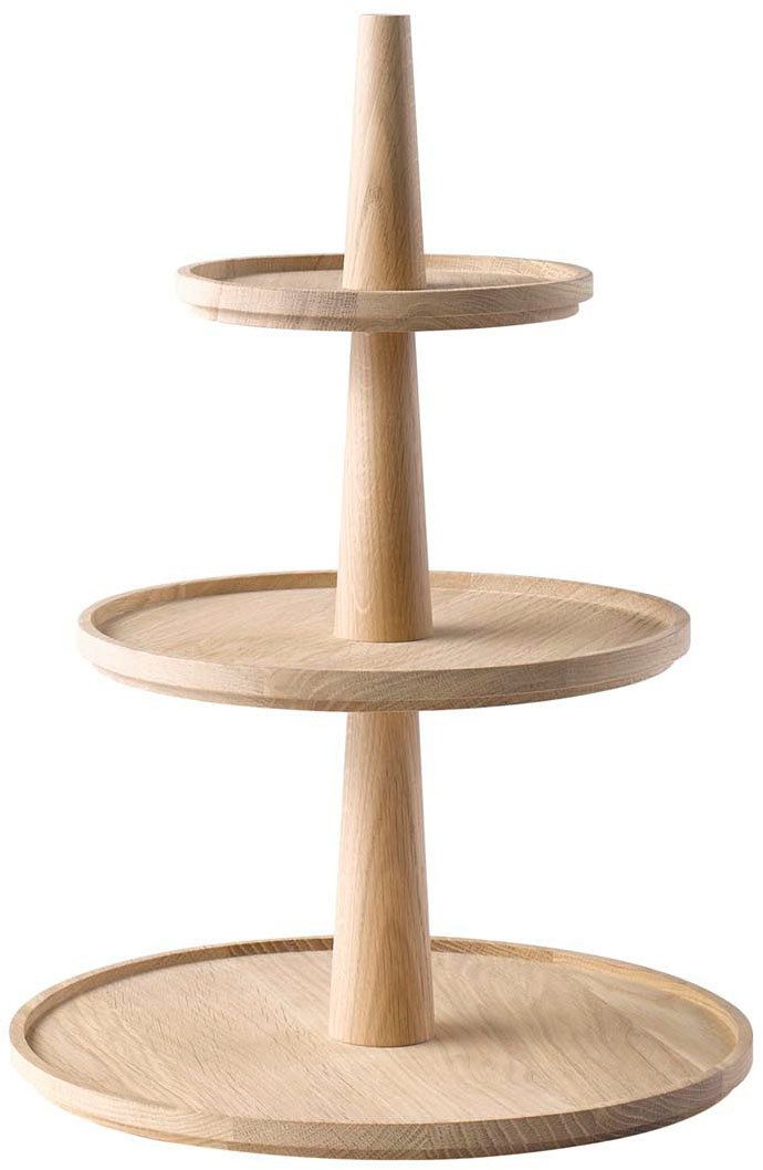 APS Etagere VALO, Holzwerkstoff, Eichenholz geölt, 3-stufig