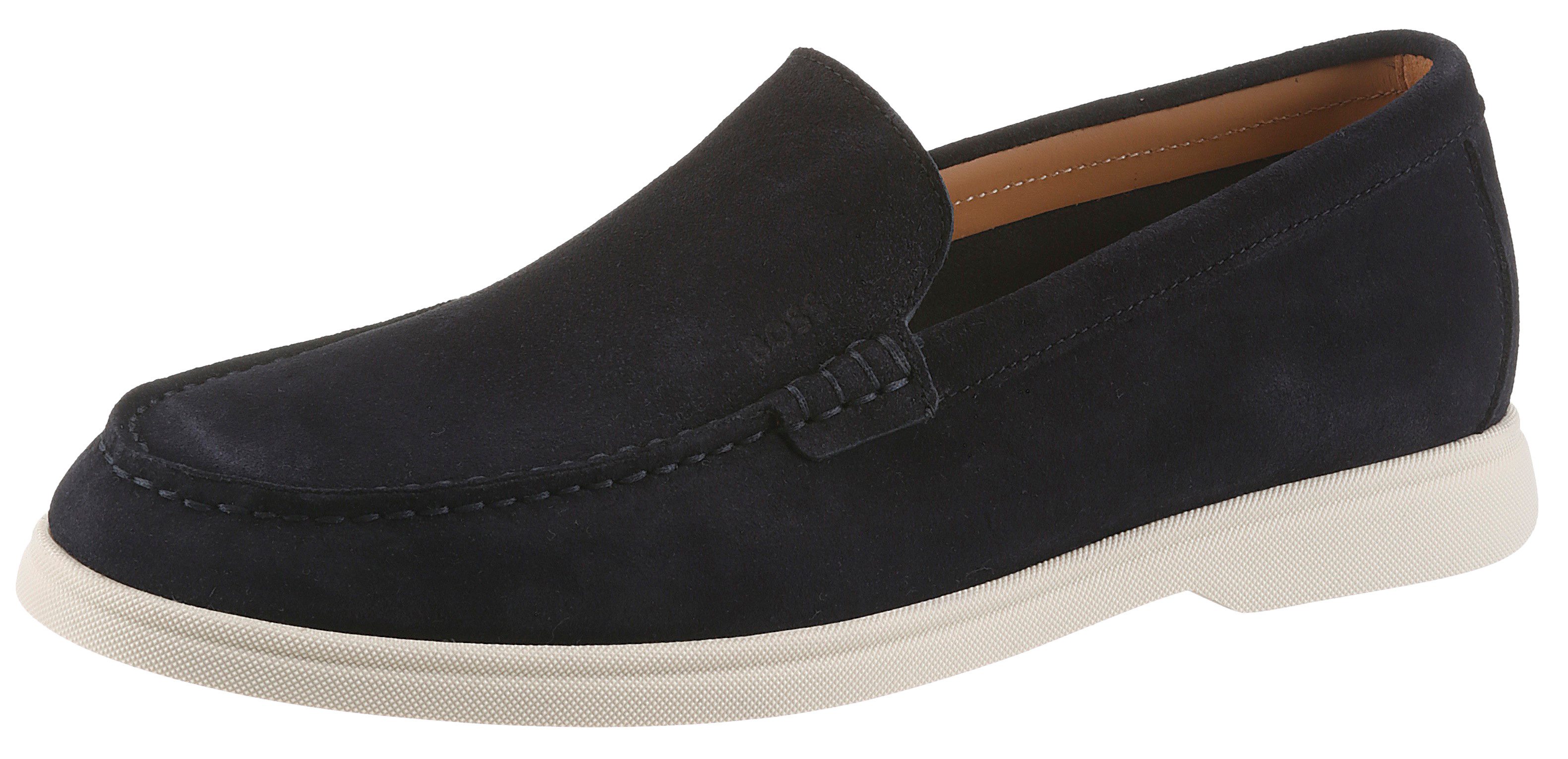 BOSS Sienne_Loaf Loafer Schlupfschuh, Mokassin, Loafer mit aufwändiger Naht