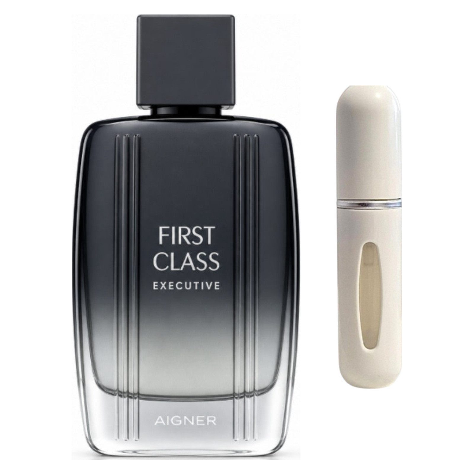 AIGNER Duft-Set First Class Executive EDT 100 ml + Parfümzerstäuber (leer)