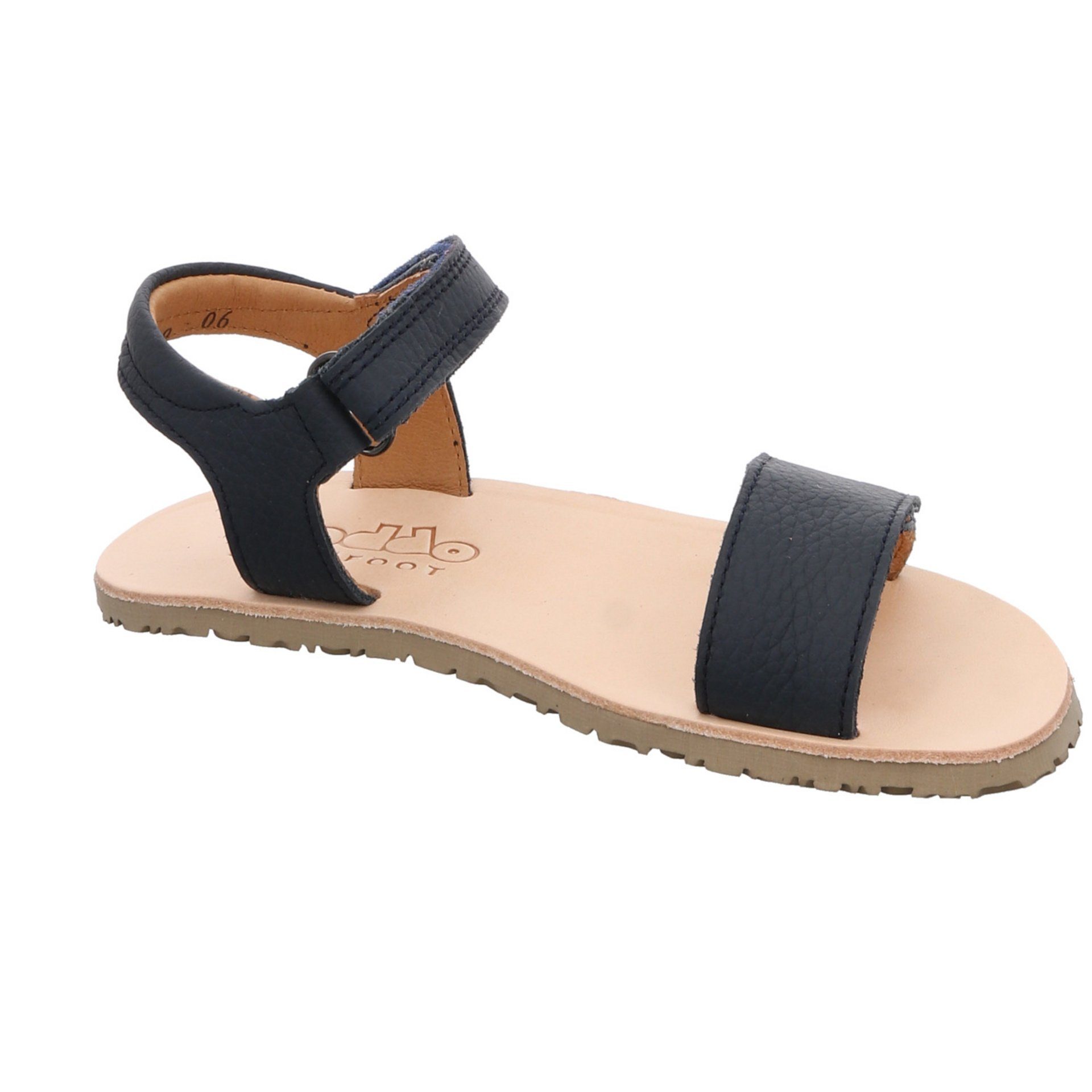 Lia Sandale Glattleder Schuhe Sandalen Flexy froddo® Sandale Mädchen blau-mittel Barefoot