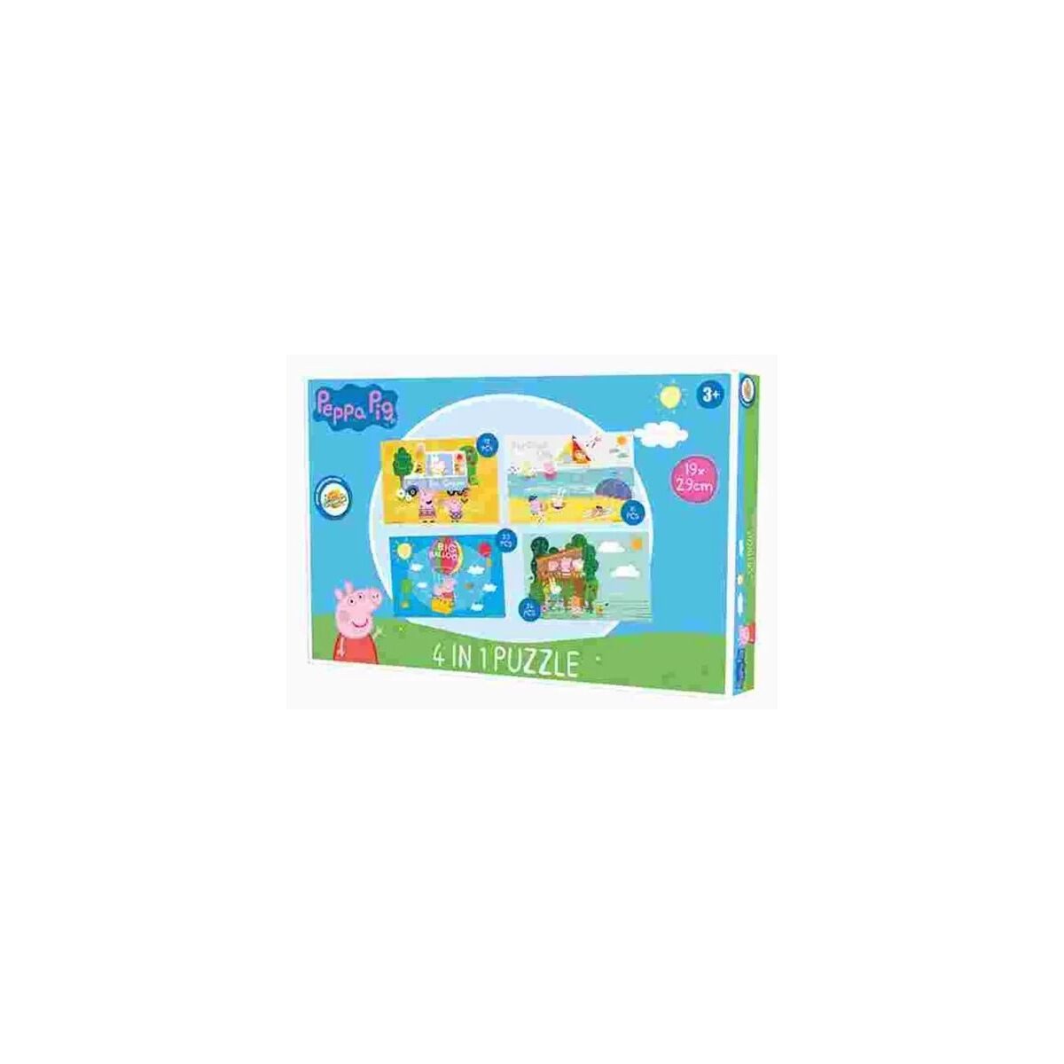 Peppa Pig Lernspielzeug Peppa Wutz 4 in 1 Puzzle