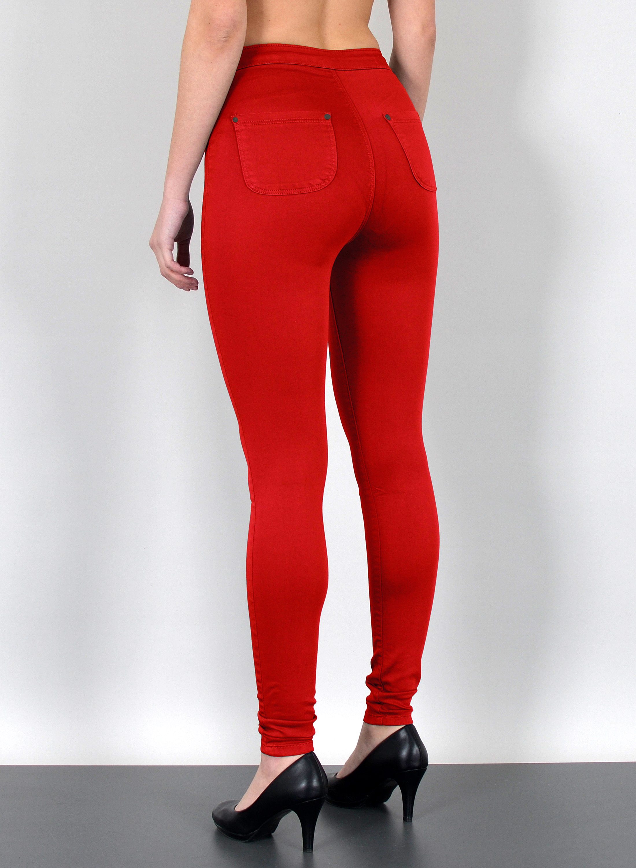 ESRA Skinny-fit-Jeans Z92 Damen Jeans Skinny Hose High Waist