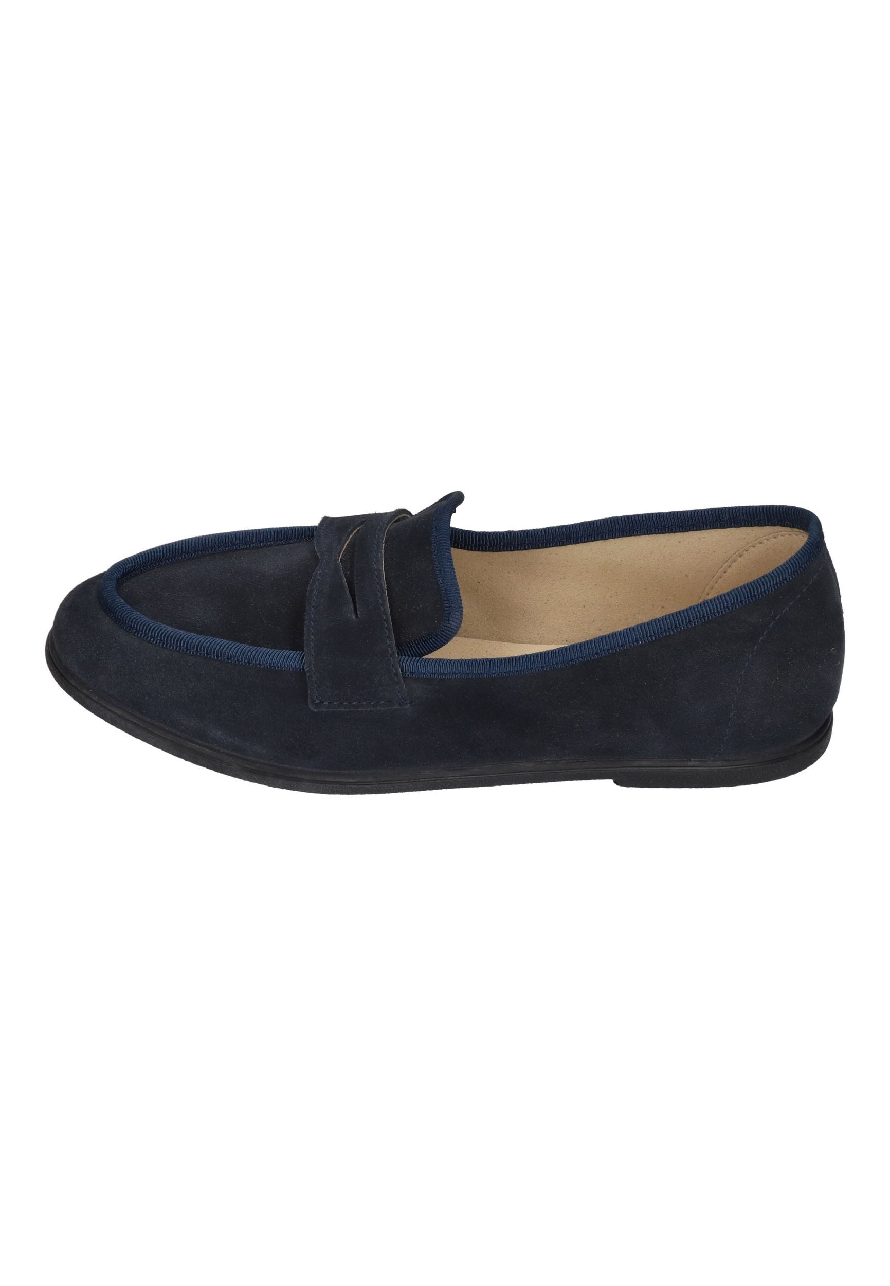 espadrij l´originale LOAFER CLASSIC VELOUR Schnürschuh bleu fonce
