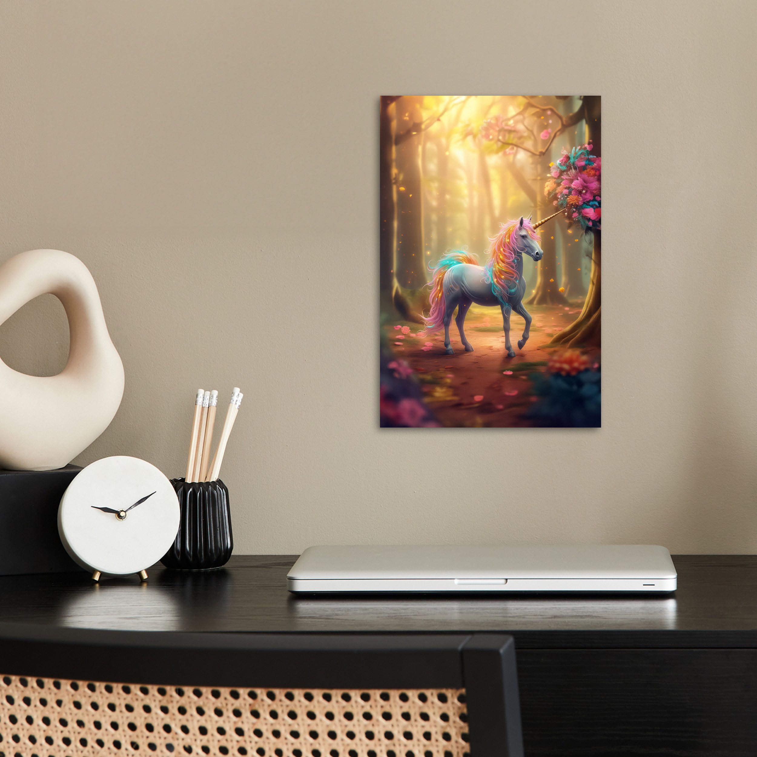 MuchoWow Poster Einhorn - Wald - günstig online kaufen