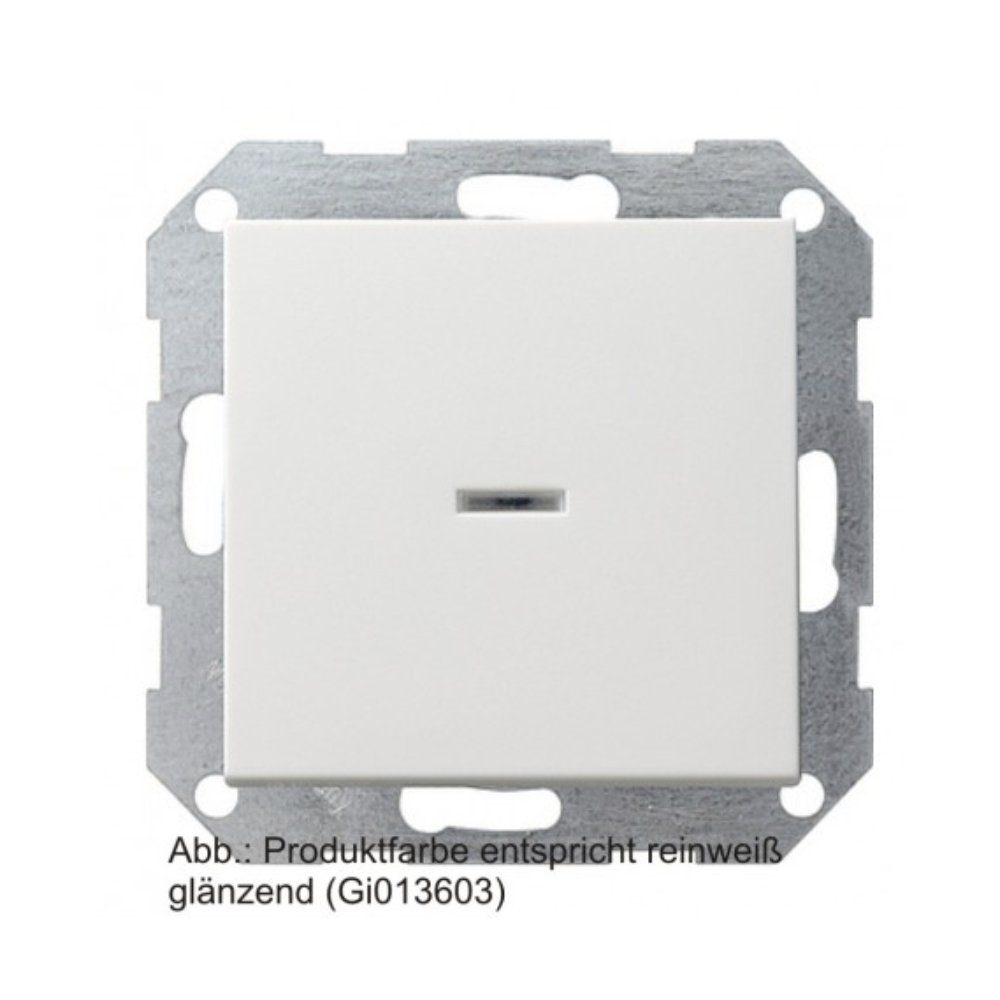 System Gira 013 Wippe, Tast-Kontrollschalterwechselschalter mit alu 55 Elektro-Kabel GIRA