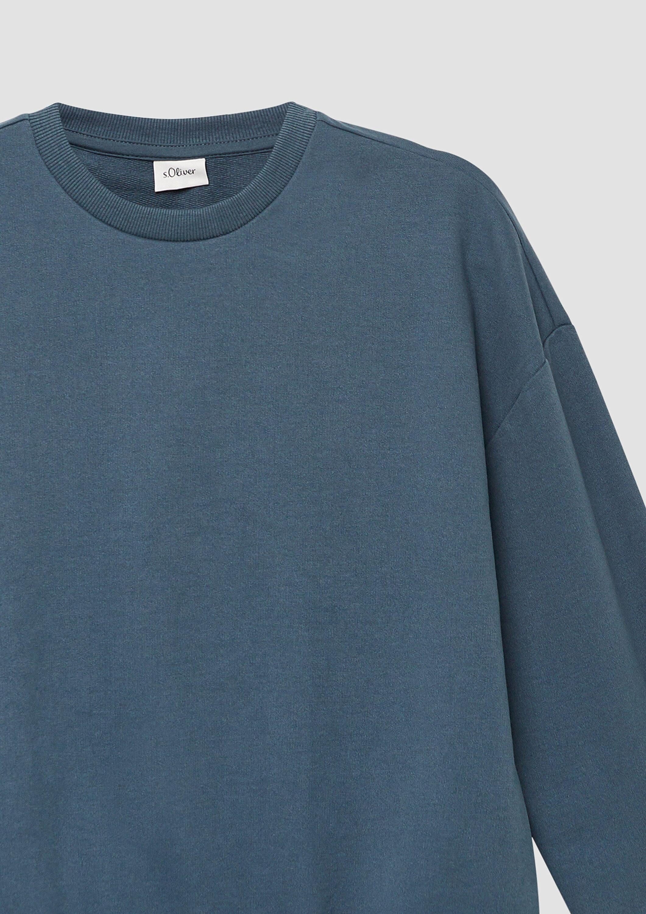 s.Oliver Sweatshirt Sweatshirt Unisex Sweatshirt im Oversize-Shape