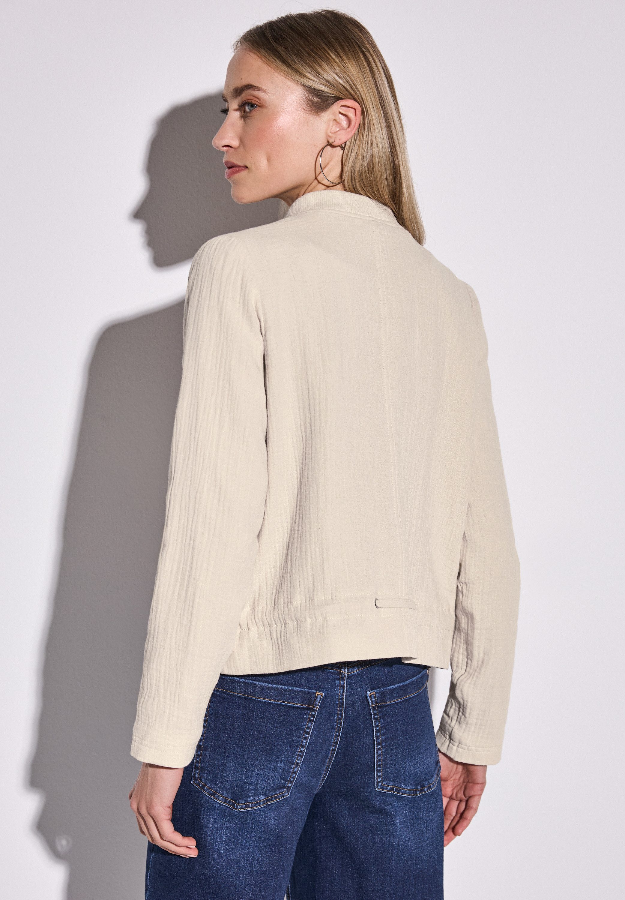 STREET ONE Kurzjacke aus reiner Baumwolle günstig online kaufen