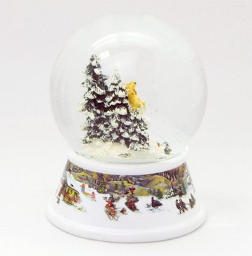 MINIUM-Collection Schneekugel Santa fährt auf Schlitten Classic Line Spieluhr 100mm breit