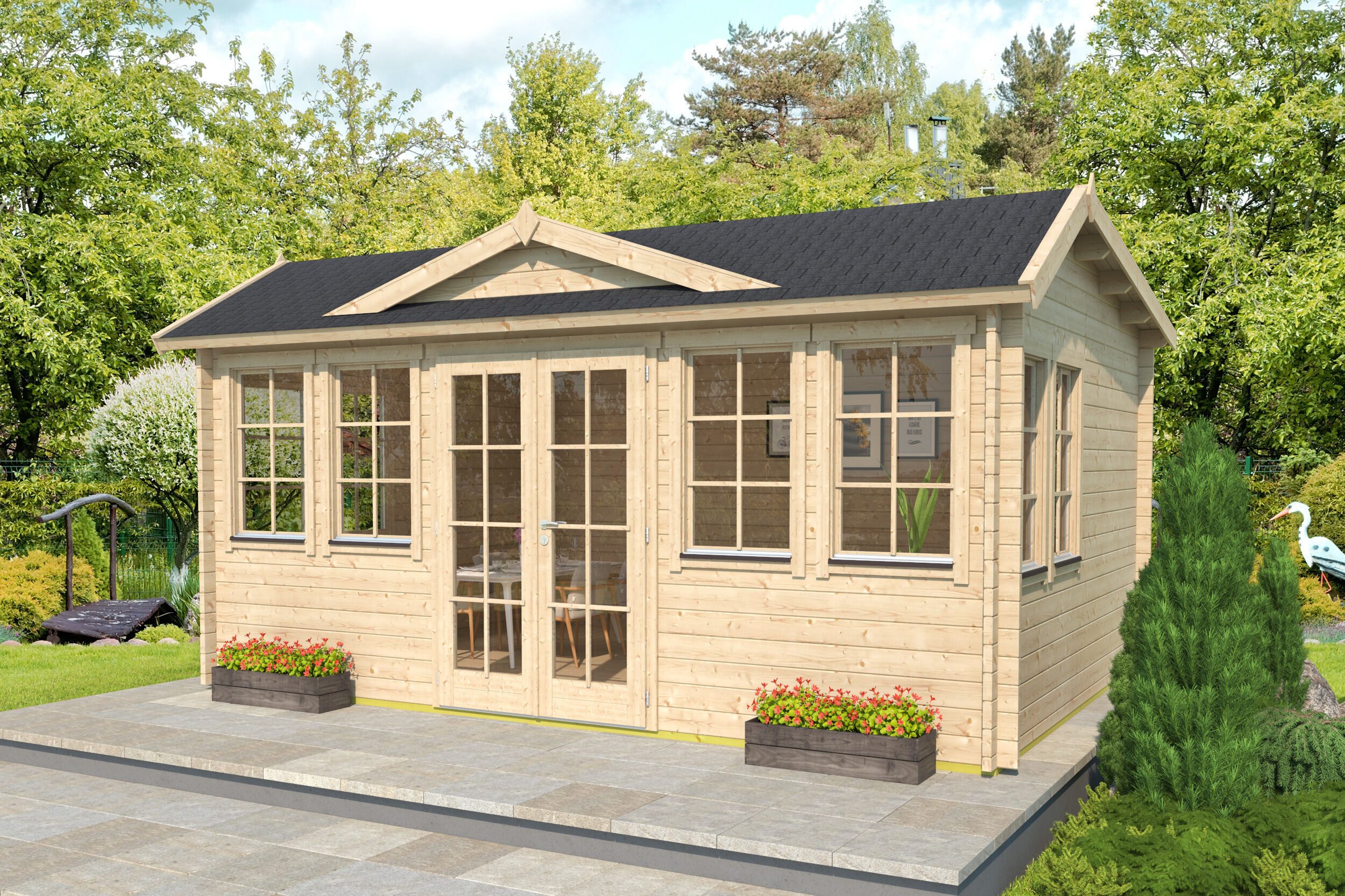 Fjordholz Gartenhaus Teehaus Newcastle 70