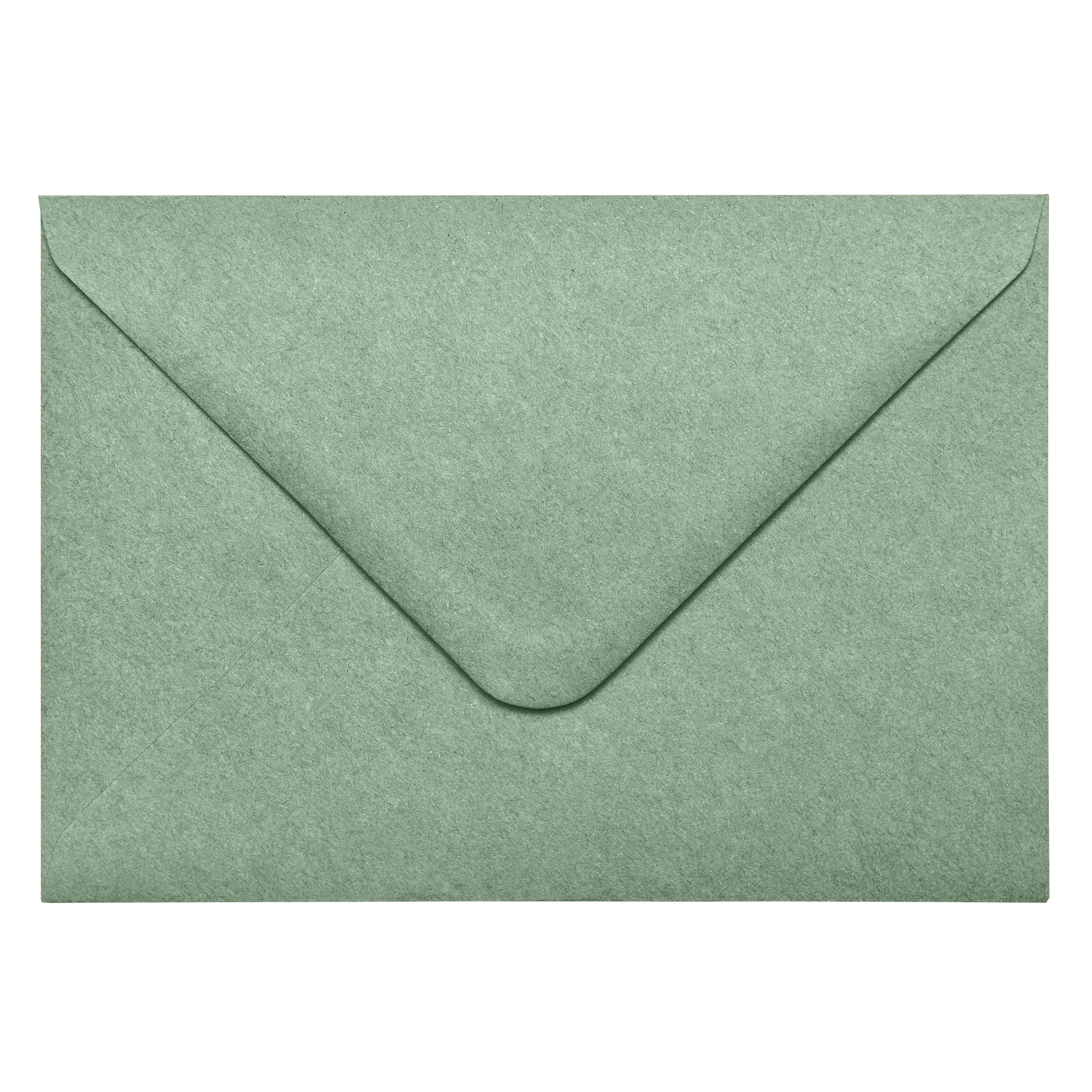 NORDEULE Briefumschlag Kraftpapier Salbeigrün, im Set
