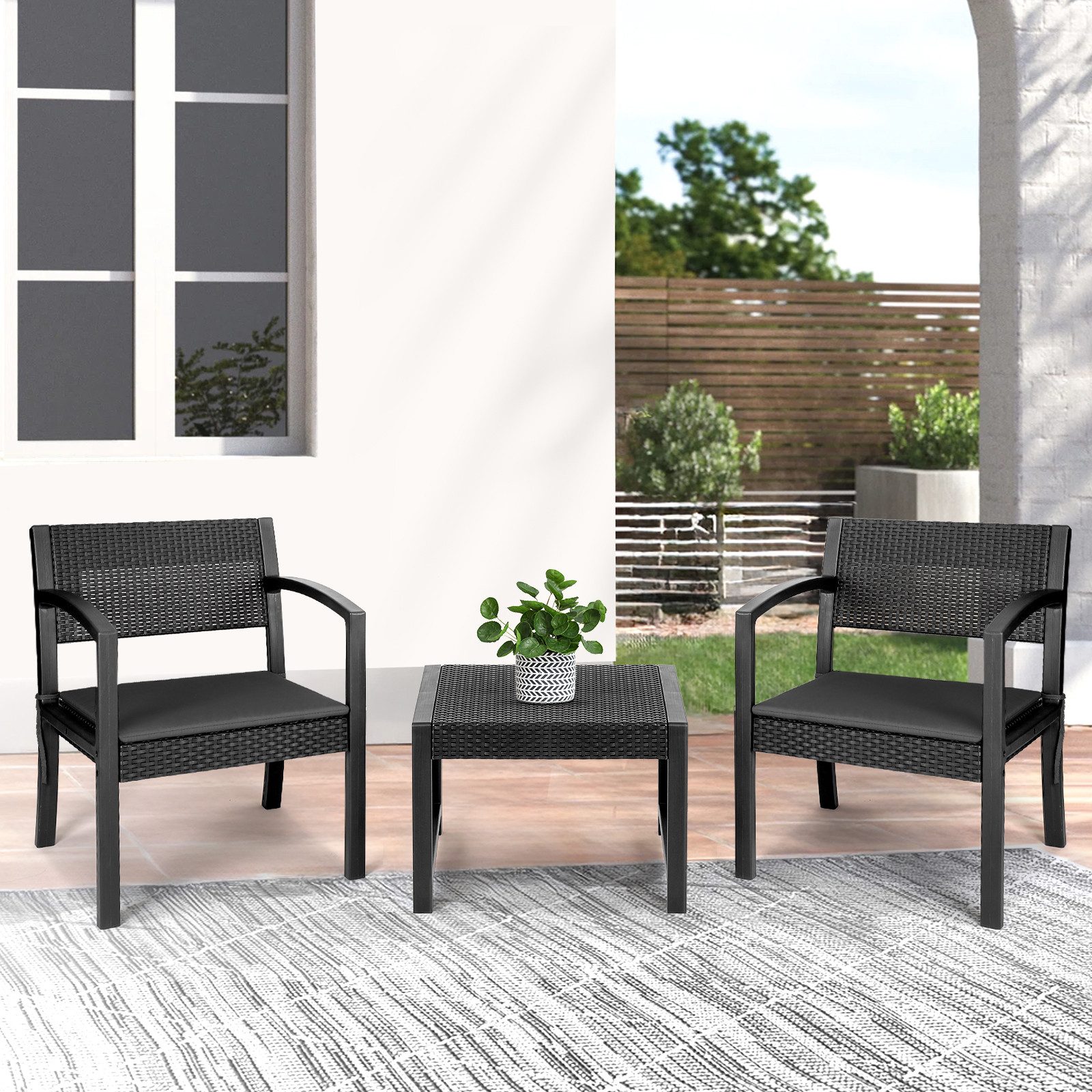 Sekey Balkonset Balkonmöbel Set Kleiner Balkon günstig online kaufen