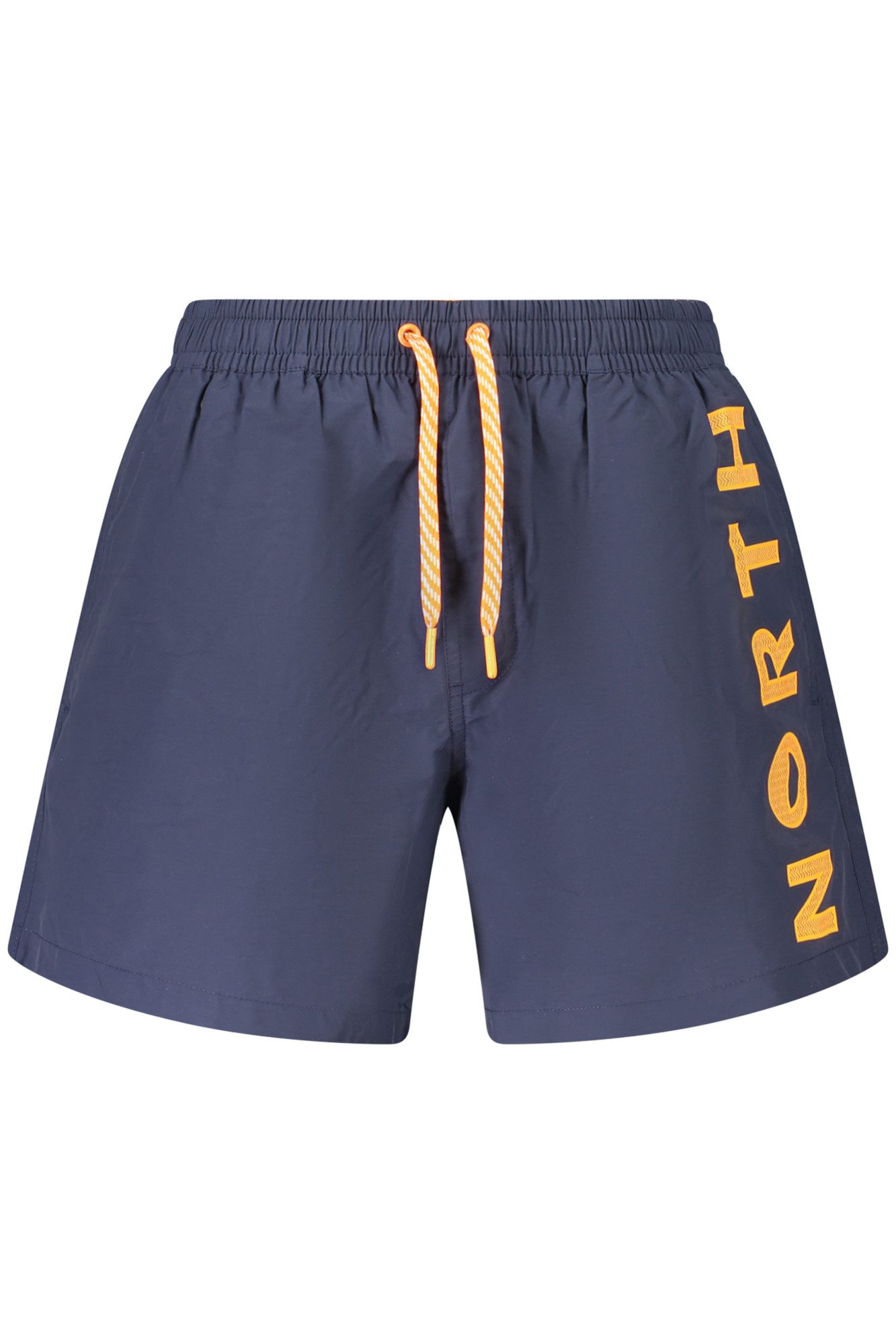 North Sails Badeshorts Blaue Herren-Bade-Boxershorts mit elastischem Bund & Taschen