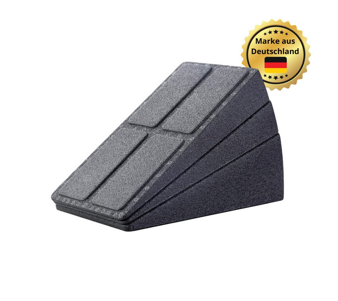 Barbara Klein Yogablock Wadendehner 3er Set, Yoga Block, für eine gesunde Körperhaltung, 3 Blöcke für verschiedene Neigungswinkel