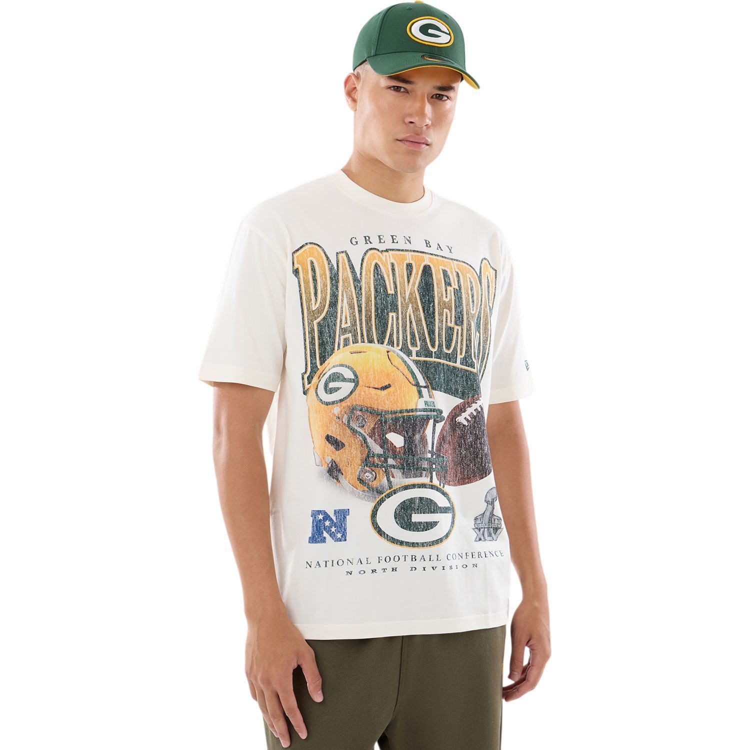 New Era Print-Shirt NFL Green Bay Packers