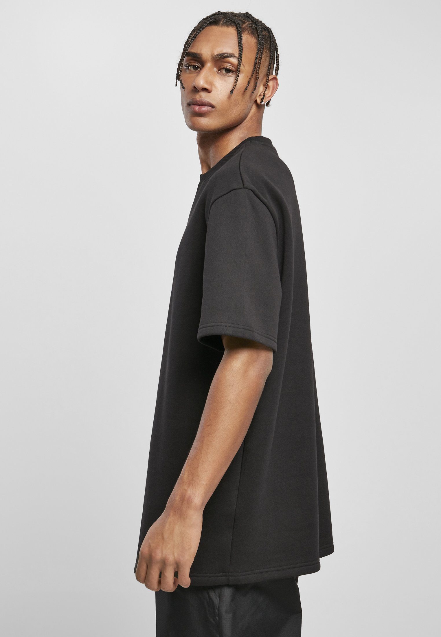 Oversized T-Shirt Tee Sweat black (1-tlg) Herren URBAN CLASSICS
