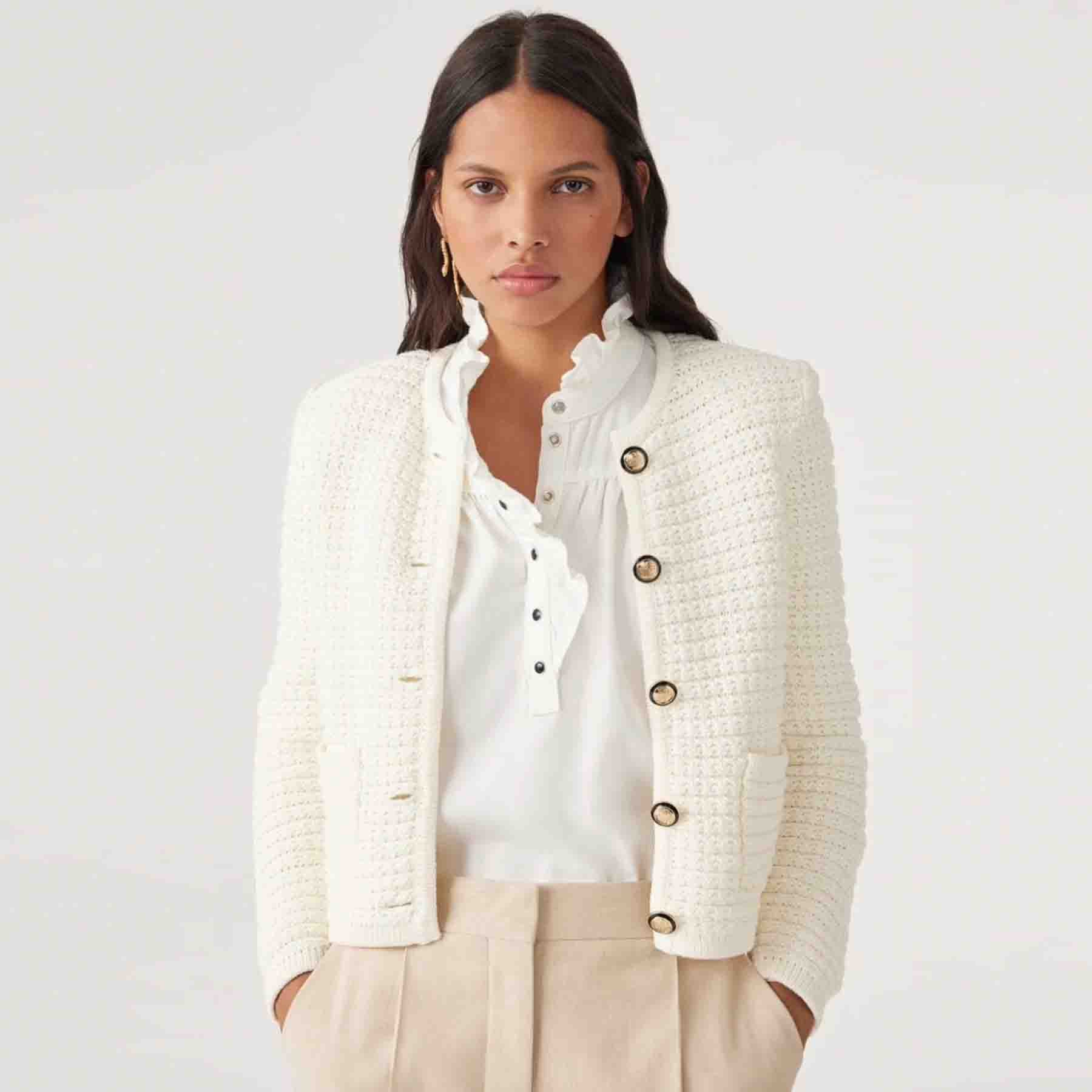 BA&SH Cardigan Strickjacke GASPARD mit Baumwolle