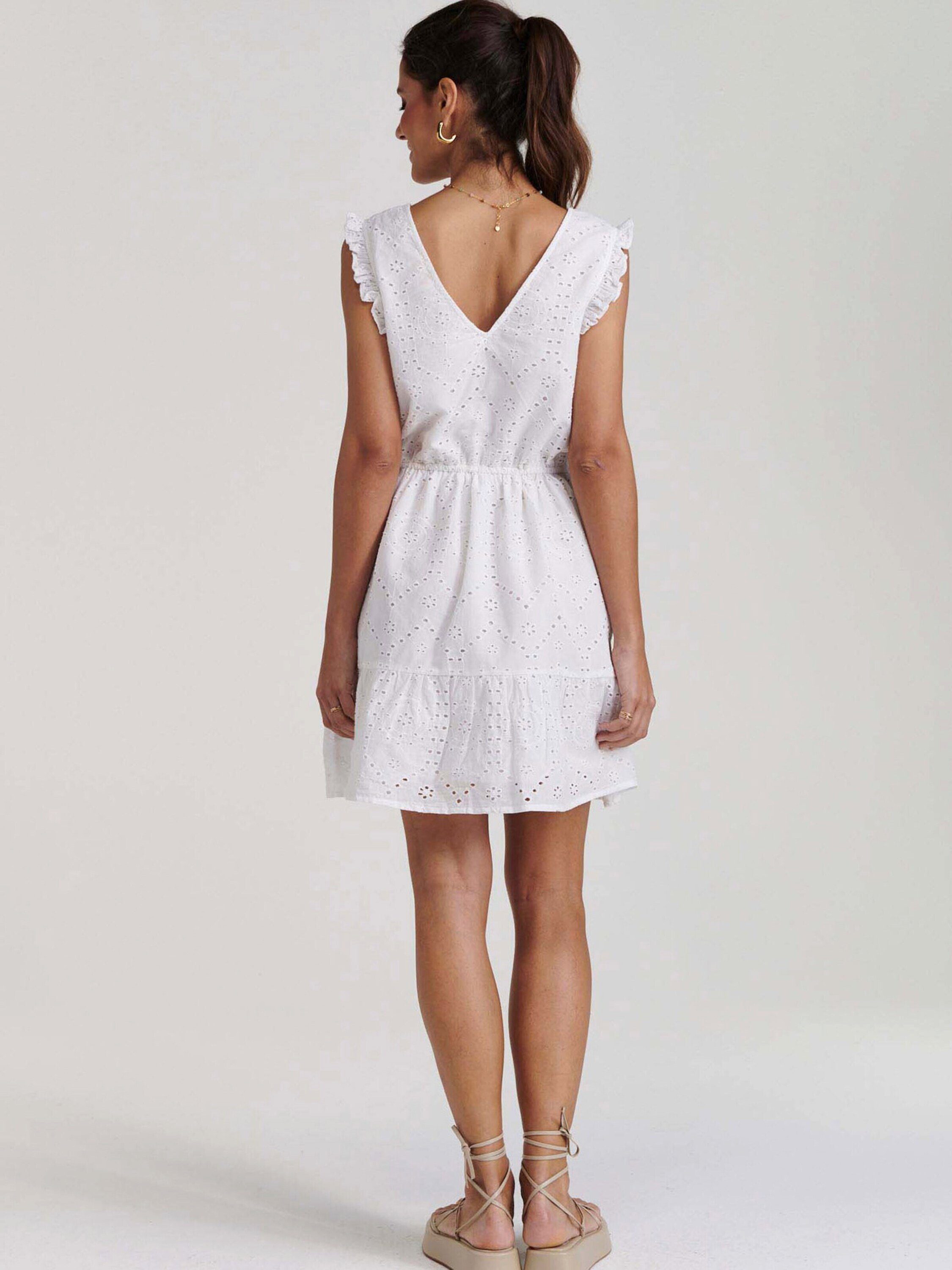 Shiwi Sommerkleid MALAGA (1-tlg) Volant