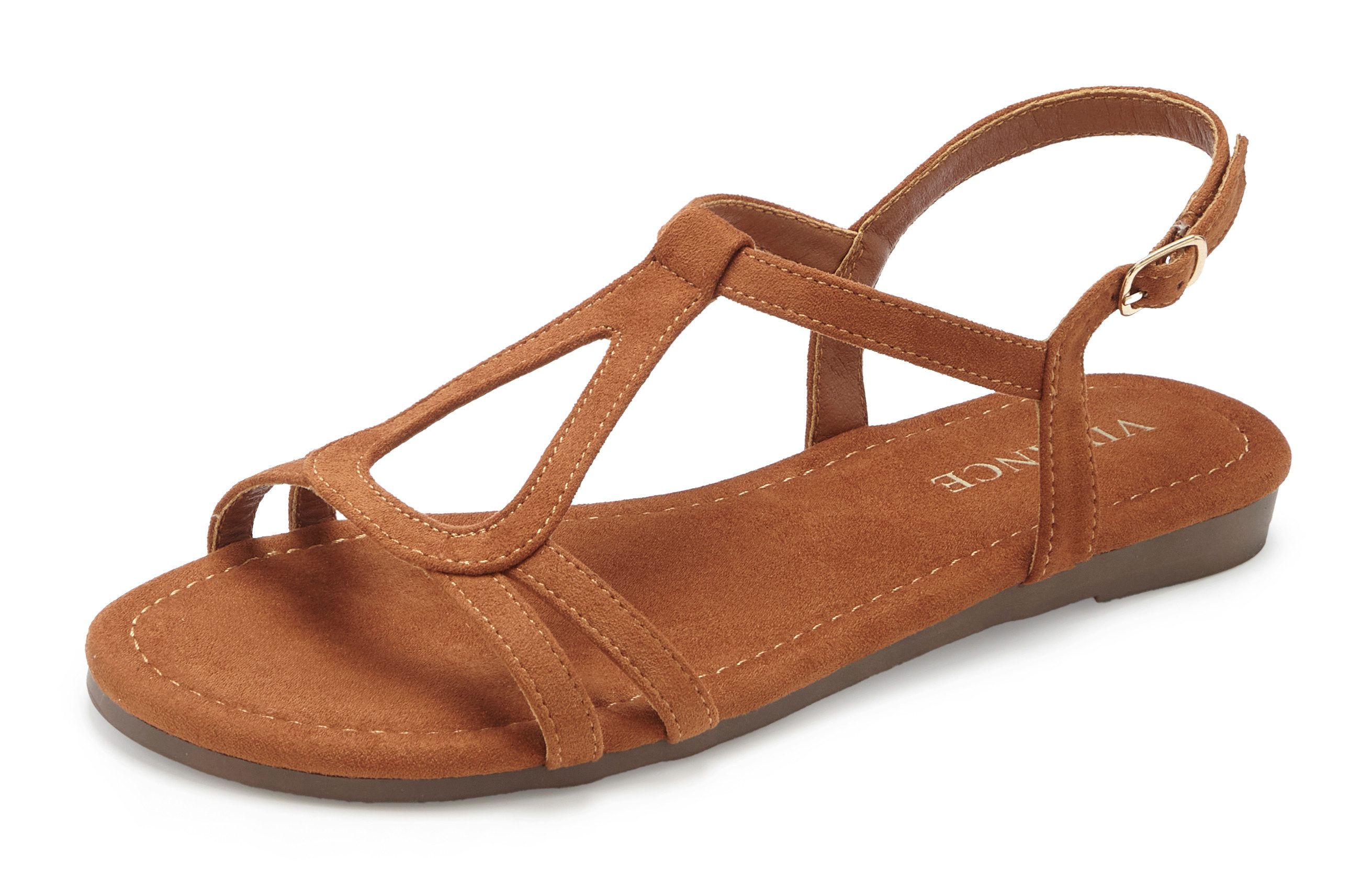 Vivance Sandalette, offener Schuh, Sommerschuh Sandale NEU aus weichem Material VEGAN