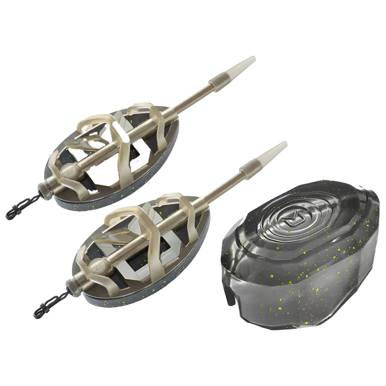 Delphin.sk Feederkorb Delphin Quix Method Feeder Futterkorb 2+1 Set Silikonform Feederangeln