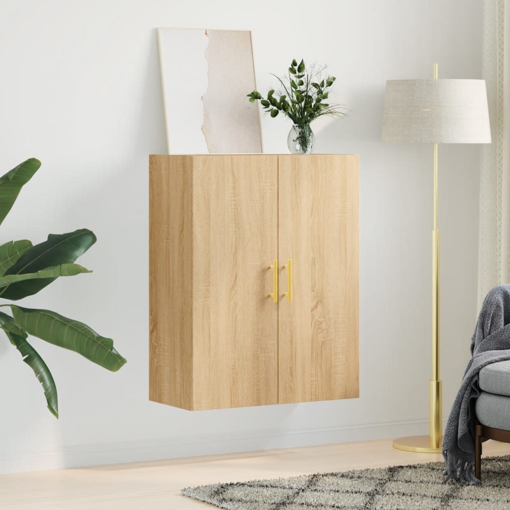 vidaXL Hängeschrank Wandschrank Sonoma-Eiche 69,5x34x90 cm günstig online kaufen