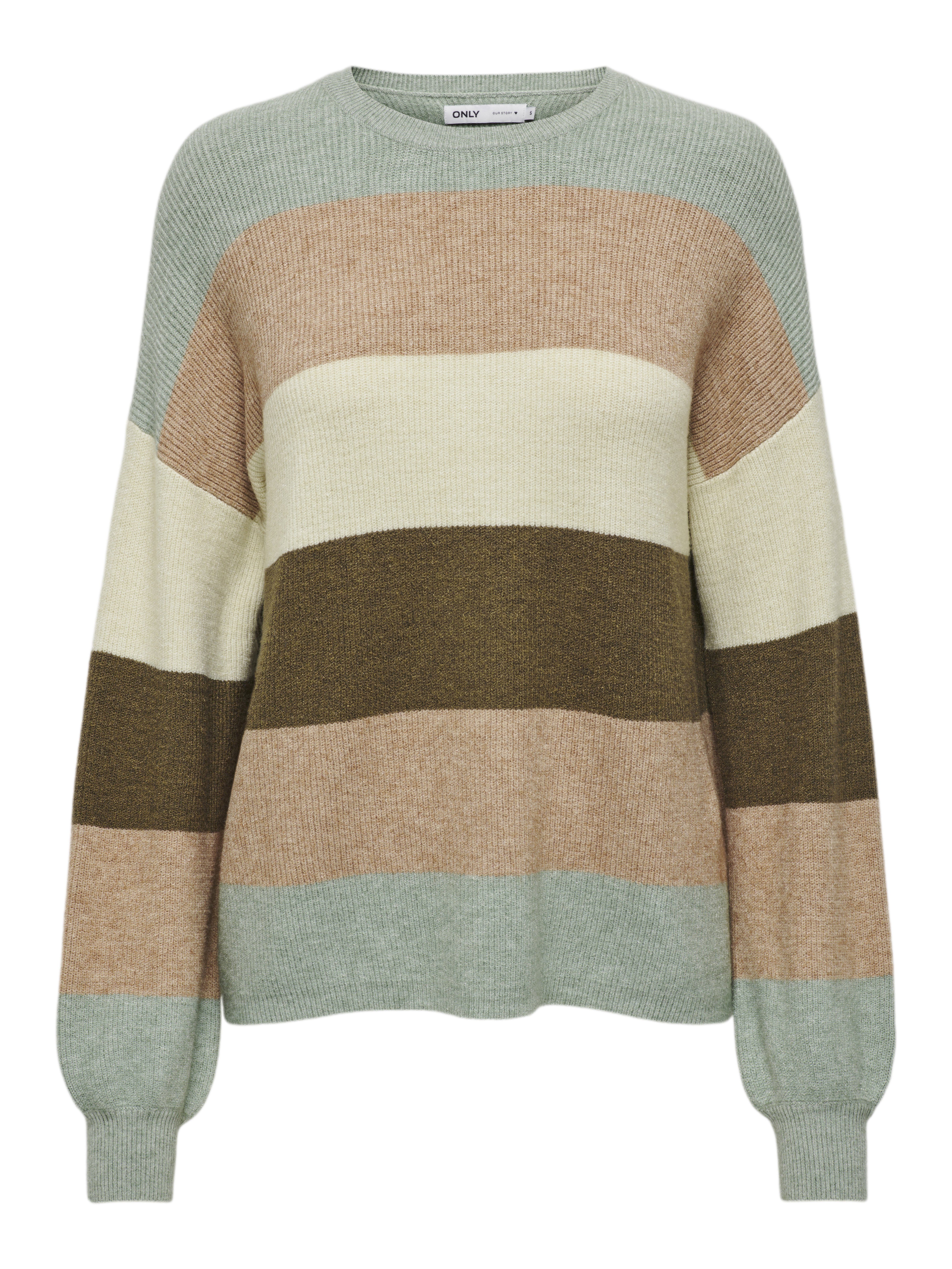 Strickpullover ONLATIA L/S STRIPE PULLOVER KNT NOOS