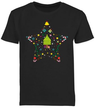 Shirtracer T-Shirt Weihnachtsstern Weihnachten Kleidung Kinder