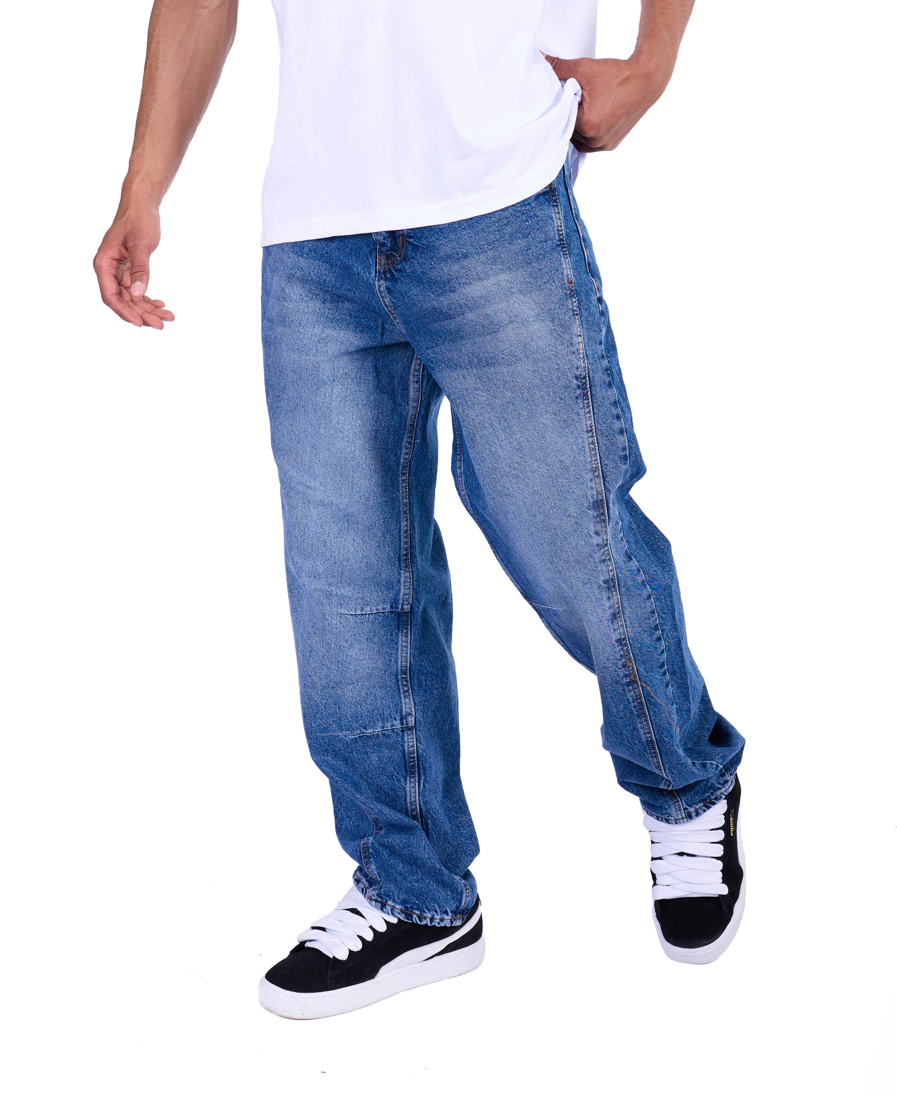 Denim Distriqt Loose-fit-Jeans Basic Baggy HiP HoP Herren Jeans günstig online kaufen